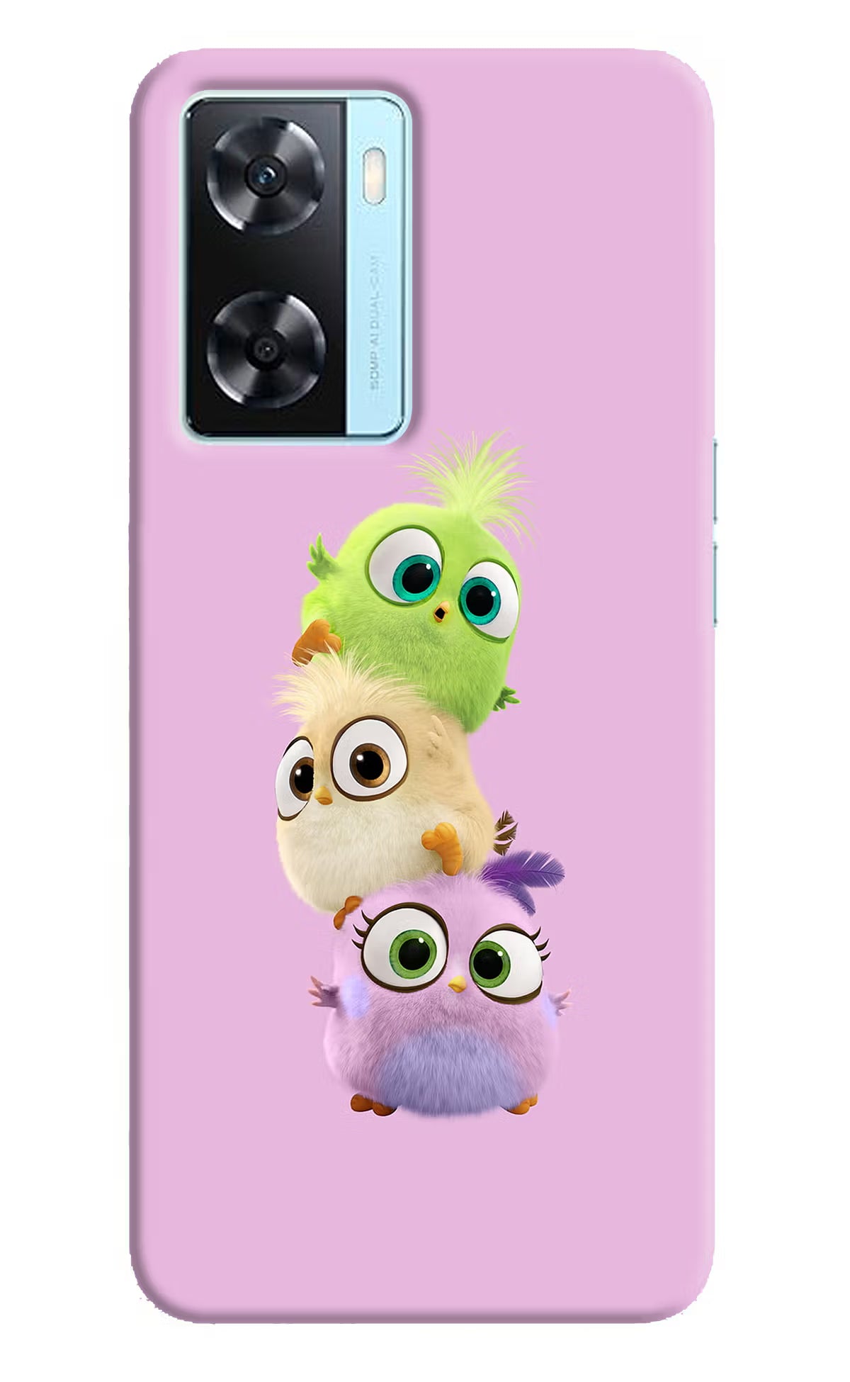 Cute Little Birds Oppo A77 2022 Back Cover - Cute Little Birds Oppo A77 2022 Back Cover Cute Little Birds Oppo A77 2022 Back Cover