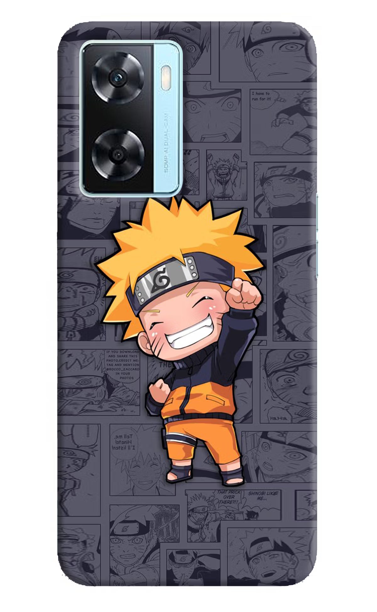 Chota Naruto Oppo A77 2022 Back Cover - Chota Naruto Oppo A77 2022 Back Cover Chota Naruto Oppo A77 2022 Back Cover