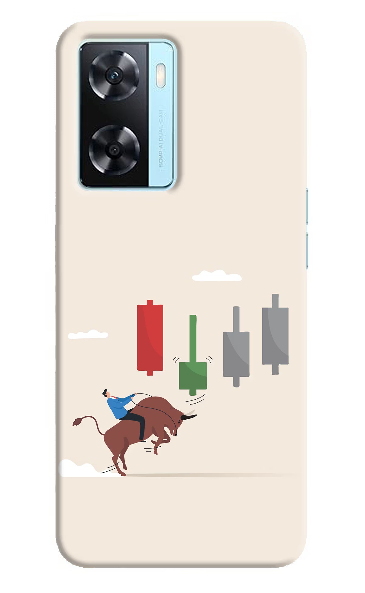 Bull Trading Momentum Oppo A77 2022 Back Cover - Bull Trading Momentum Oppo A77 2022 Back Cover Bull Trading Momentum Oppo A77 2022 Back Cover