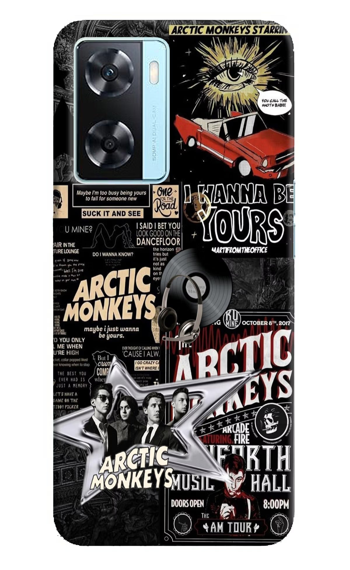 Arctic Monkeys Oppo A77 2022 Back Cover - Arctic Monkeys Oppo A77 2022 Back Cover Arctic Monkeys Oppo A77 2022 Back Cover