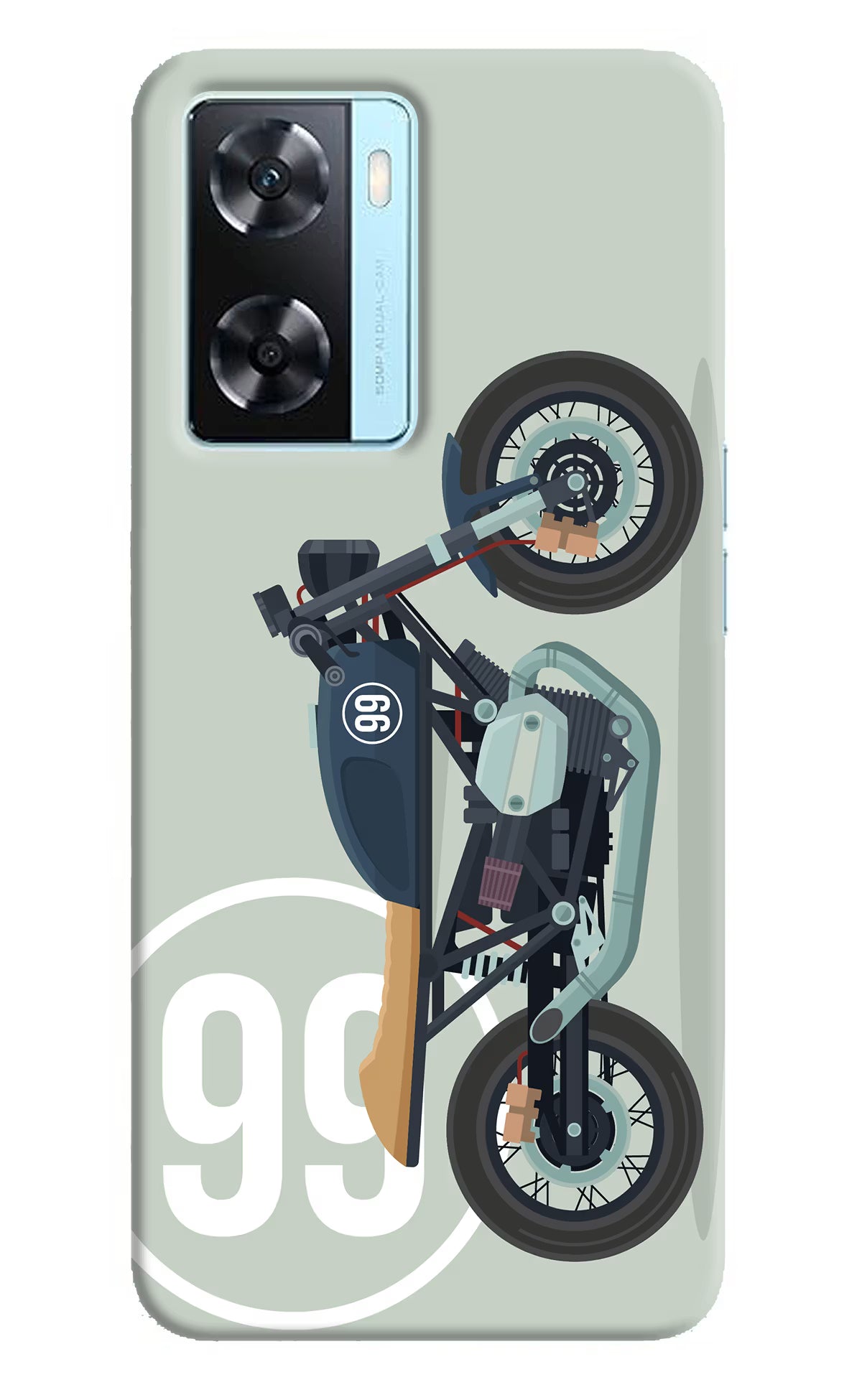 Classic Cafe Racer 99 Oppo A77 2022 Back Cover - Classic Cafe Racer 99 Oppo A77 2022 Back Cover Classic Cafe Racer 99 Oppo A77 2022 Back Cover
