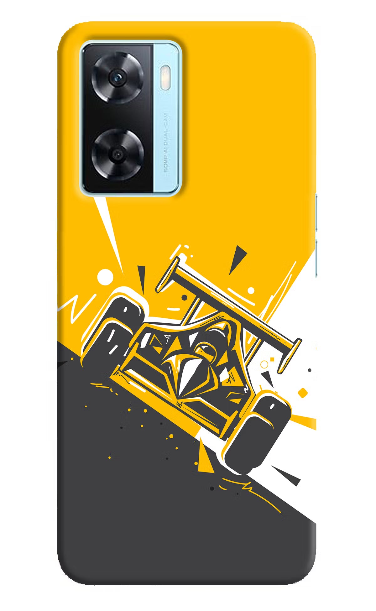 Track King Oppo A77 2022 Back Cover - Track King Oppo A77 2022 Back Cover Track King Oppo A77 2022 Back Cover
