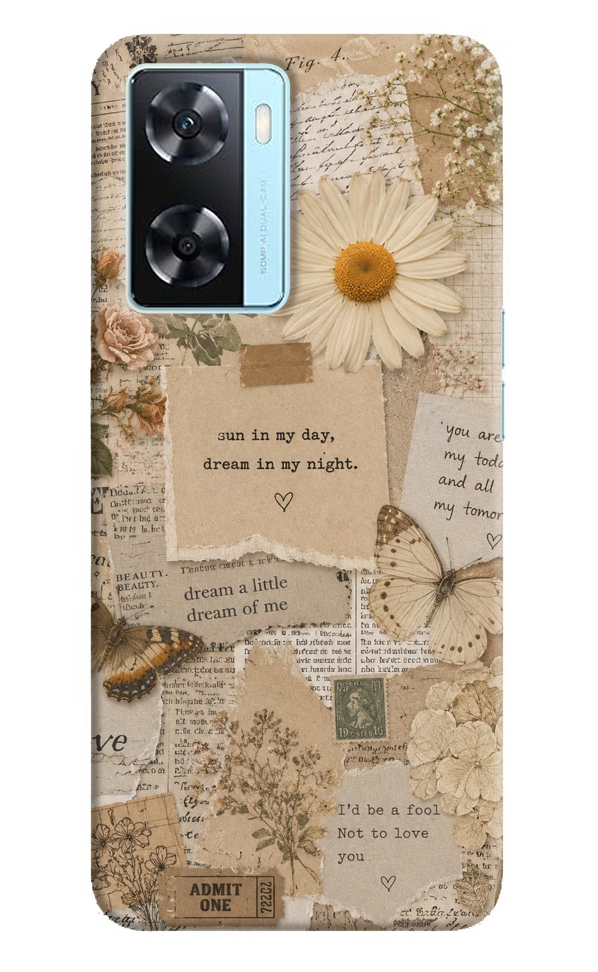 Vintage case Oppo A77 2022 Back Cover - Vintage case Oppo A77 2022 Back Cover Vintage case Oppo A77 2022 Back Cover