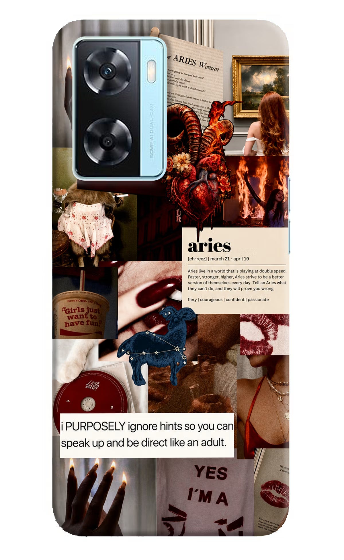 Zodiac Aries Oppo A77 2022 Back Cover - Zodiac Aries Oppo A77 2022 Back Cover Zodiac Aries Oppo A77 2022 Back Cover
