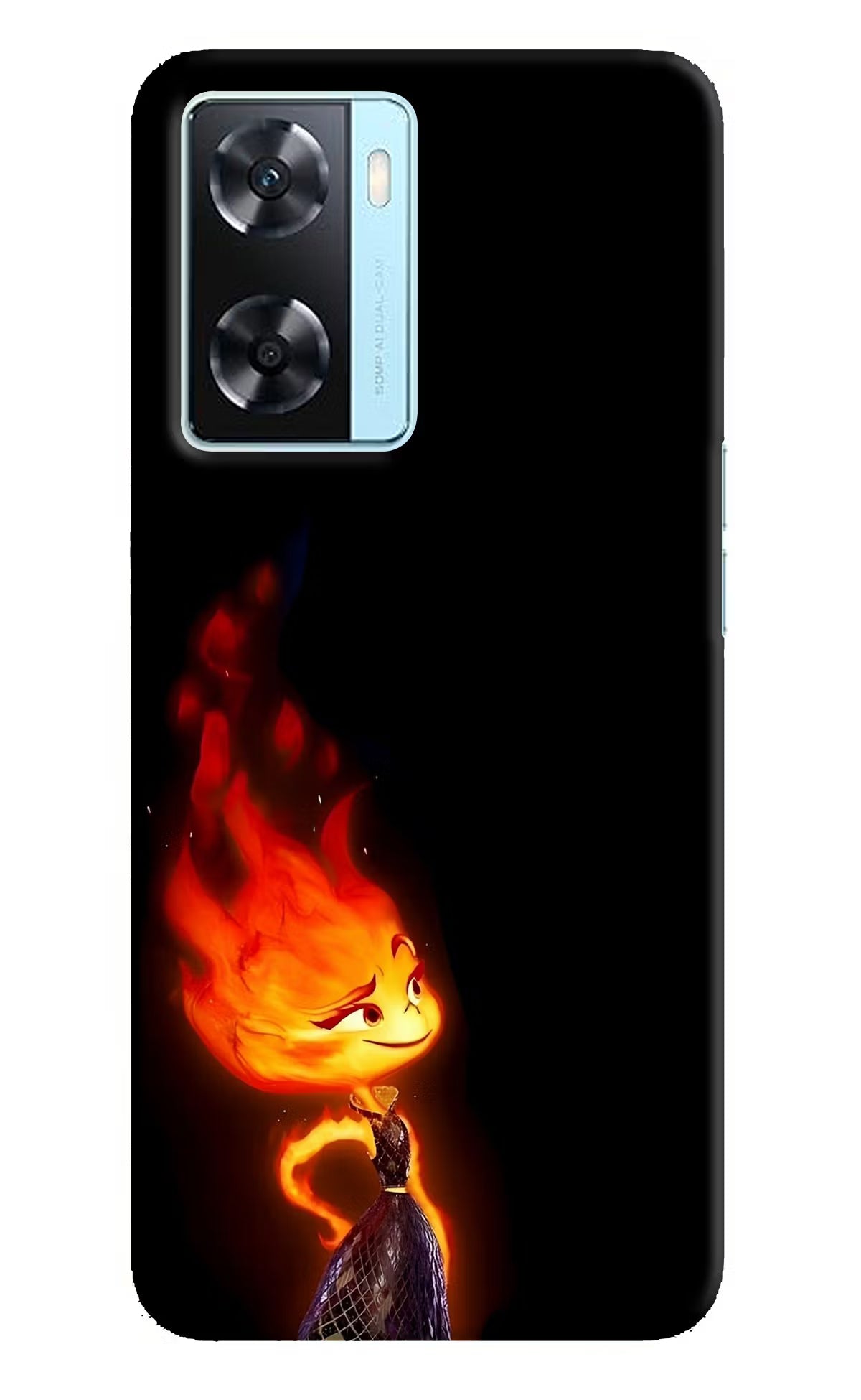 Ember Flame Oppo A77 2022 Back Cover - Ember Flame Oppo A77 2022 Back Cover Ember Flame Oppo A77 2022 Back Cover