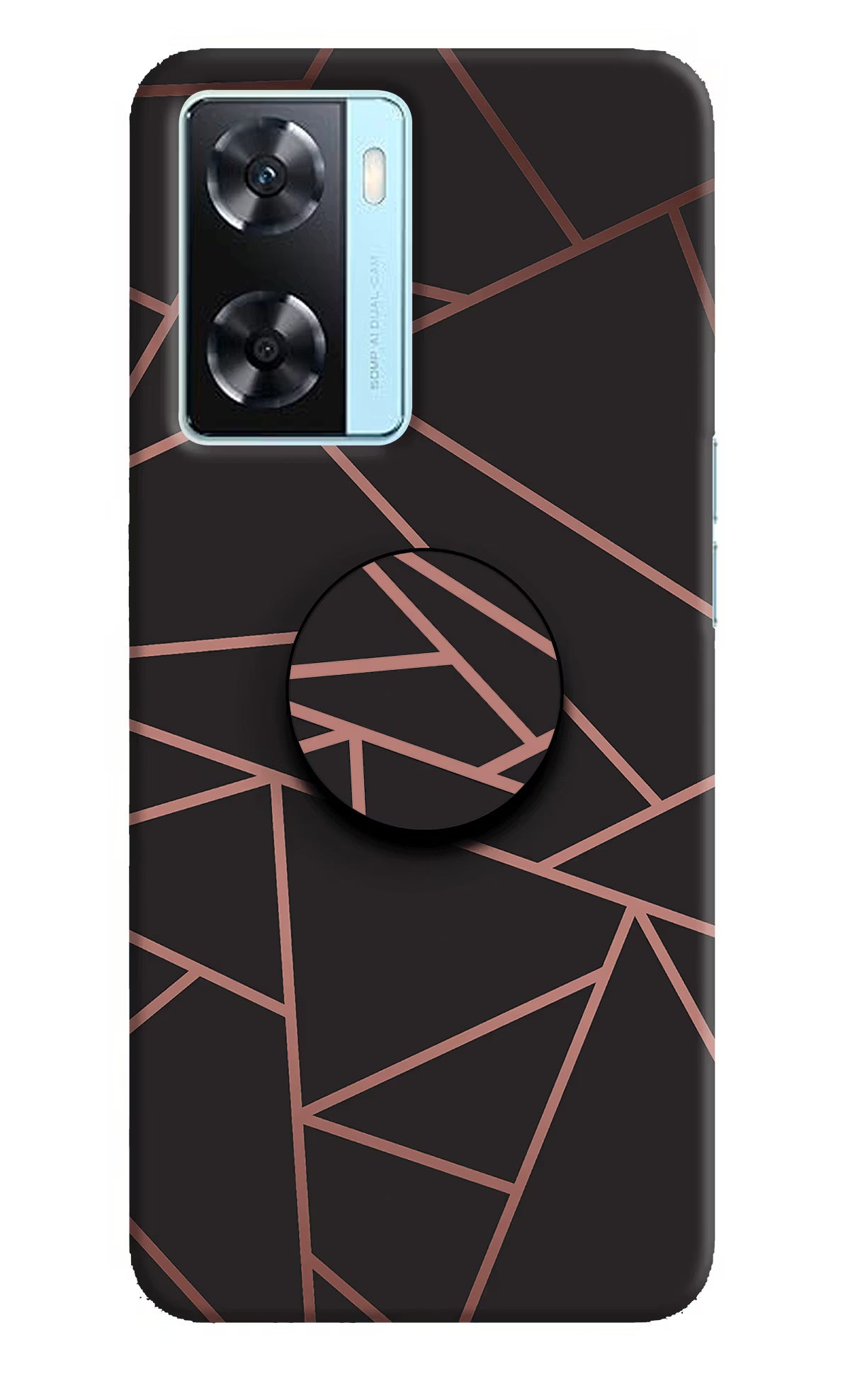 Geometric Pattern Oppo A77 2022 Pop Case - Geometric Pattern Oppo A77 2022 Pop Case Geometric Pattern Oppo A77 2022 Pop Case