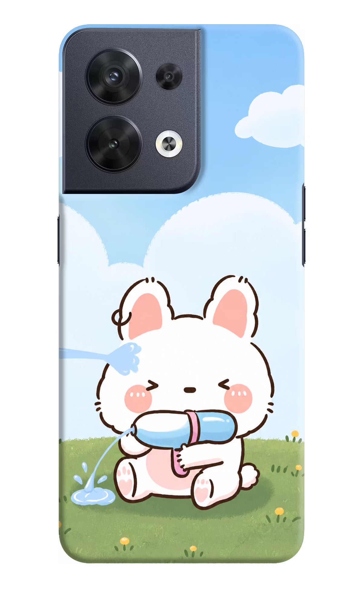 Bunny Treat Oppo Reno8 Back Cover - Bunny Treat Oppo Reno8 Back Cover Bunny Treat Oppo Reno8 Back Cover