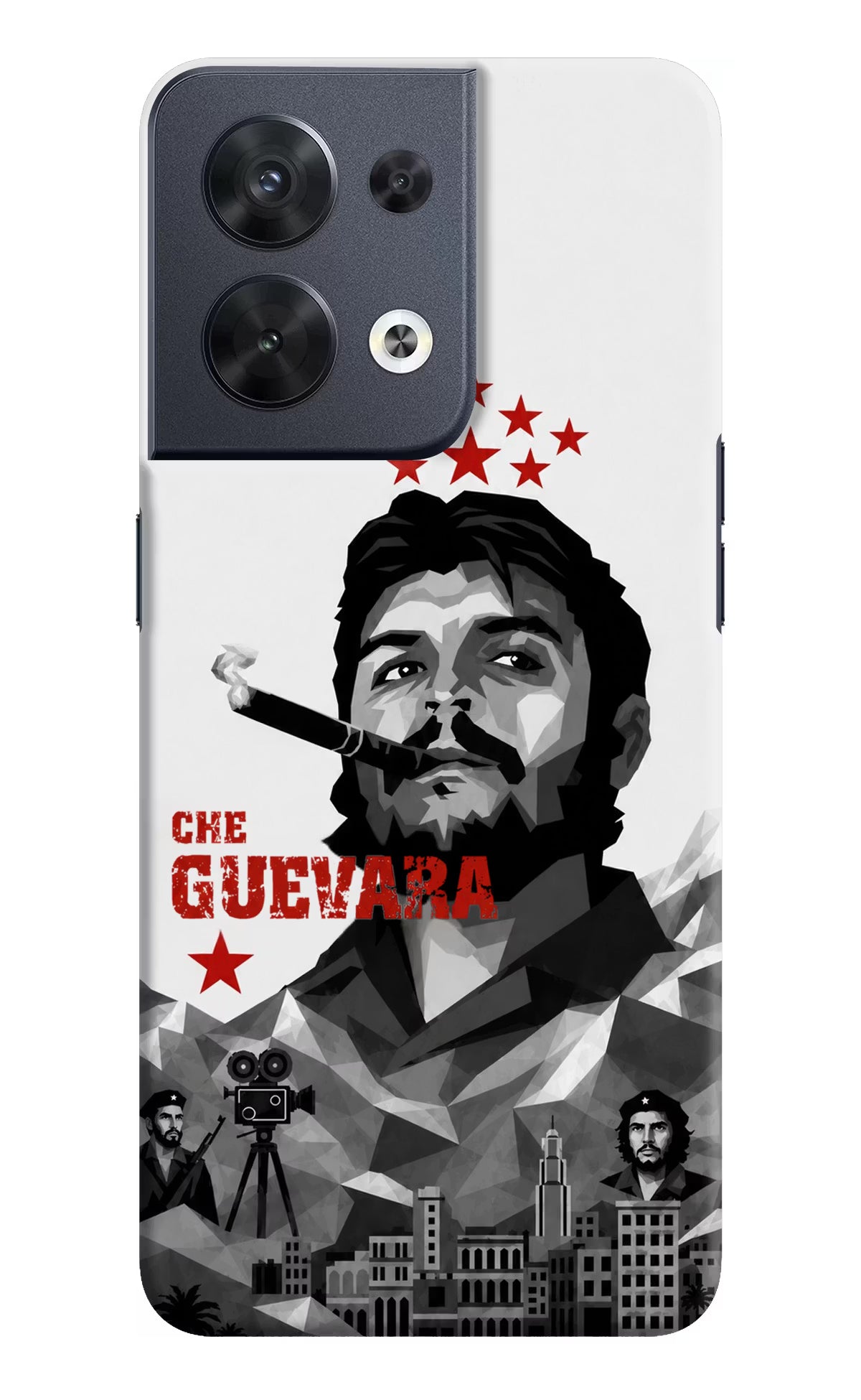 Che Guevara Iconic Oppo Reno8 Back Cover - Che Guevara Iconic Oppo Reno8 Back Cover Che Guevara Iconic Oppo Reno8 Back Cover