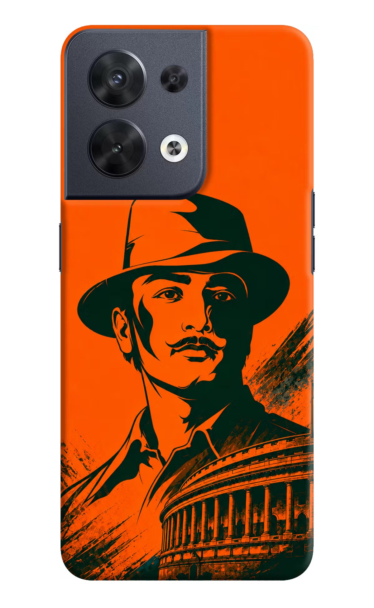 Bhagat Singh Legacy Oppo Reno8 Back Cover - Bhagat Singh Legacy Oppo Reno8 Back Cover Bhagat Singh Legacy Oppo Reno8 Back Cover