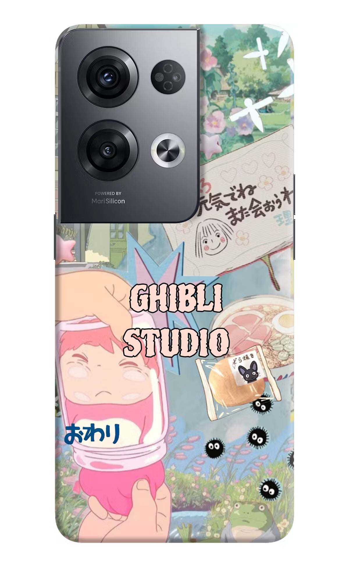 Studio Ghibli Oppo Reno8 Pro Back Cover - Studio Ghibli Oppo Reno8 Pro Back Cover Studio Ghibli Oppo Reno8 Pro Back Cover