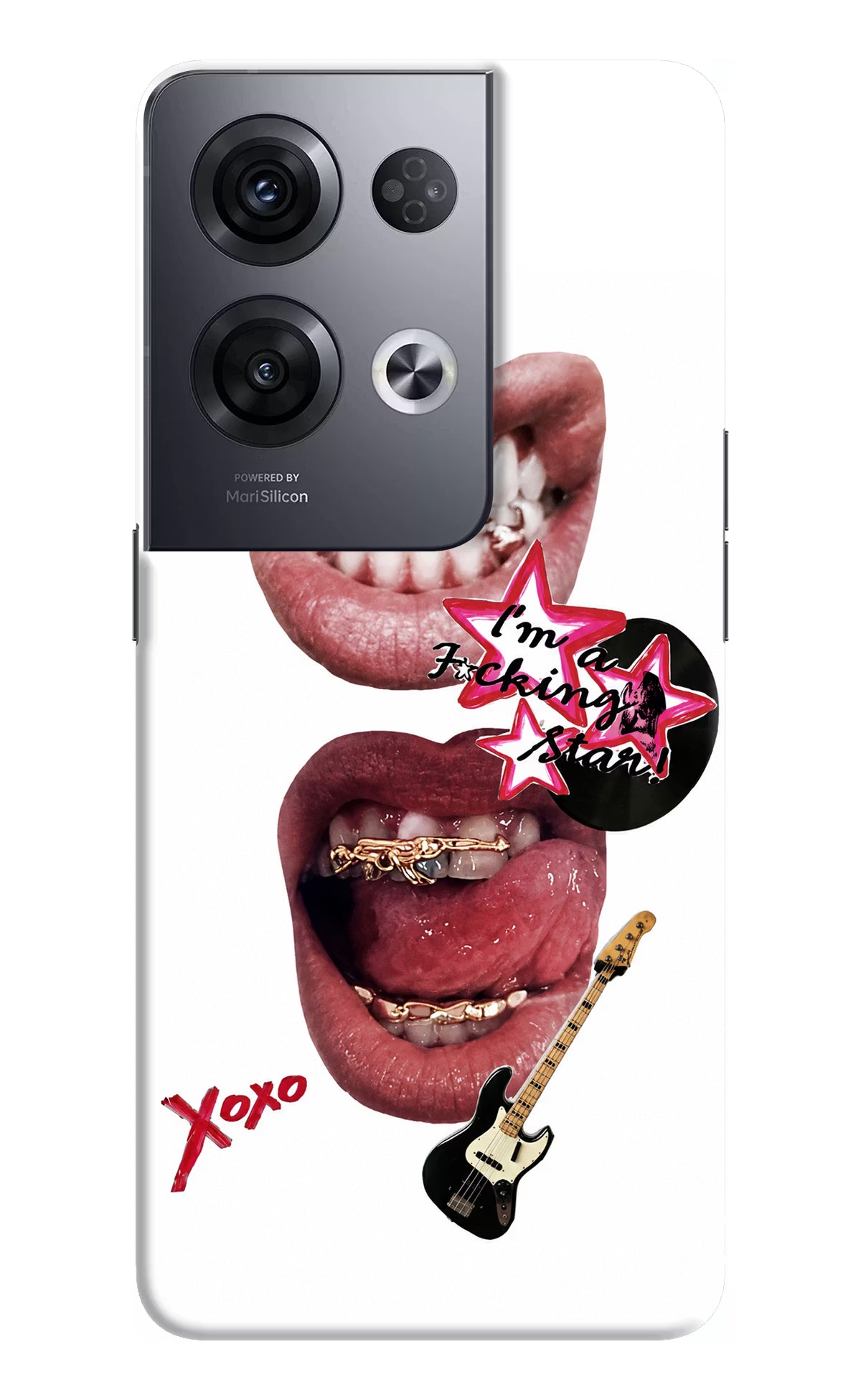 Rockstar Oppo Reno8 Pro Back Cover - Rockstar Oppo Reno8 Pro Back Cover Rockstar Oppo Reno8 Pro Back Cover