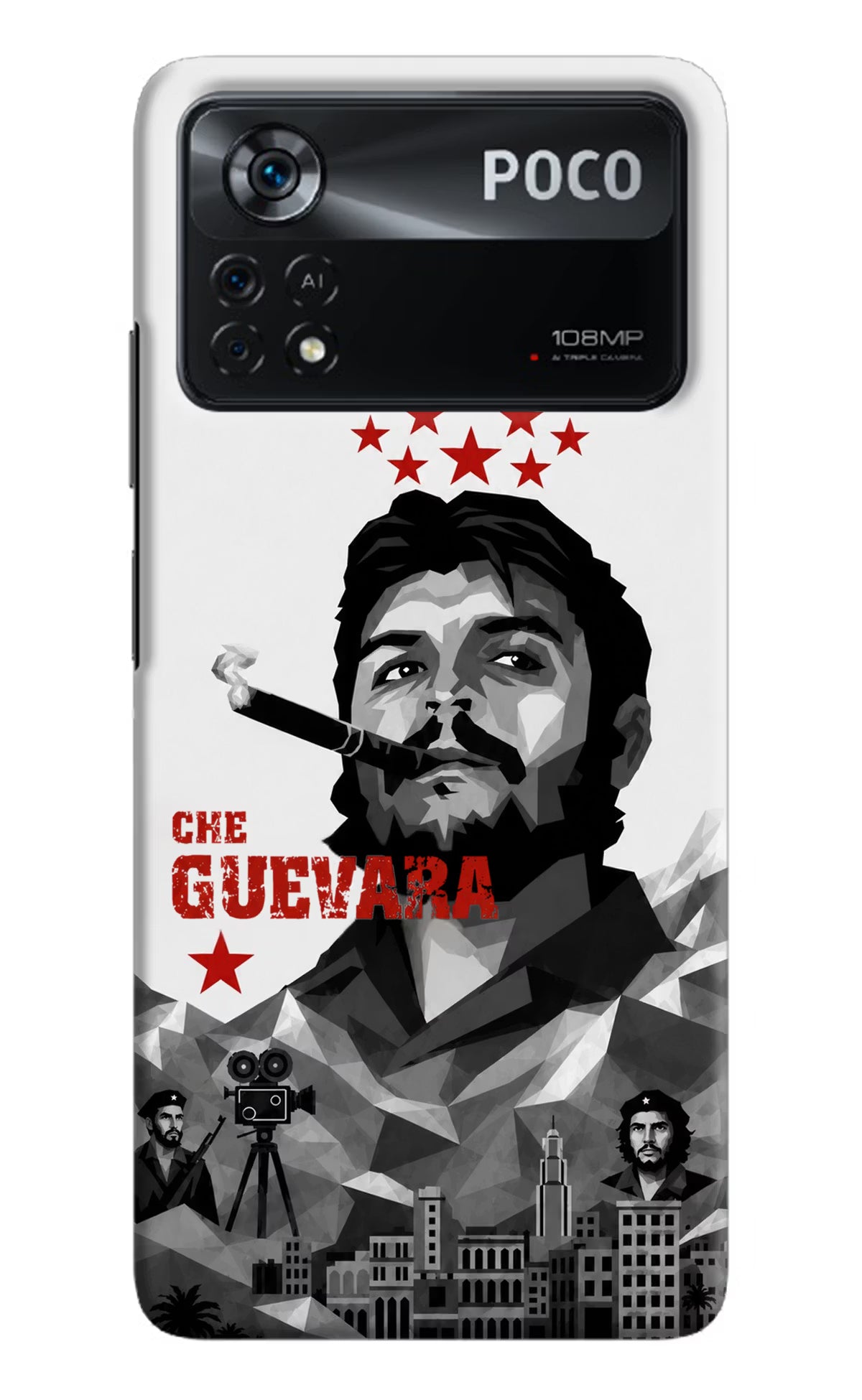 Che Guevara Iconic Poco X4 Pro Back Cover - Che Guevara Iconic Poco X4 Pro Back Cover Che Guevara Iconic Poco X4 Pro Back Cover