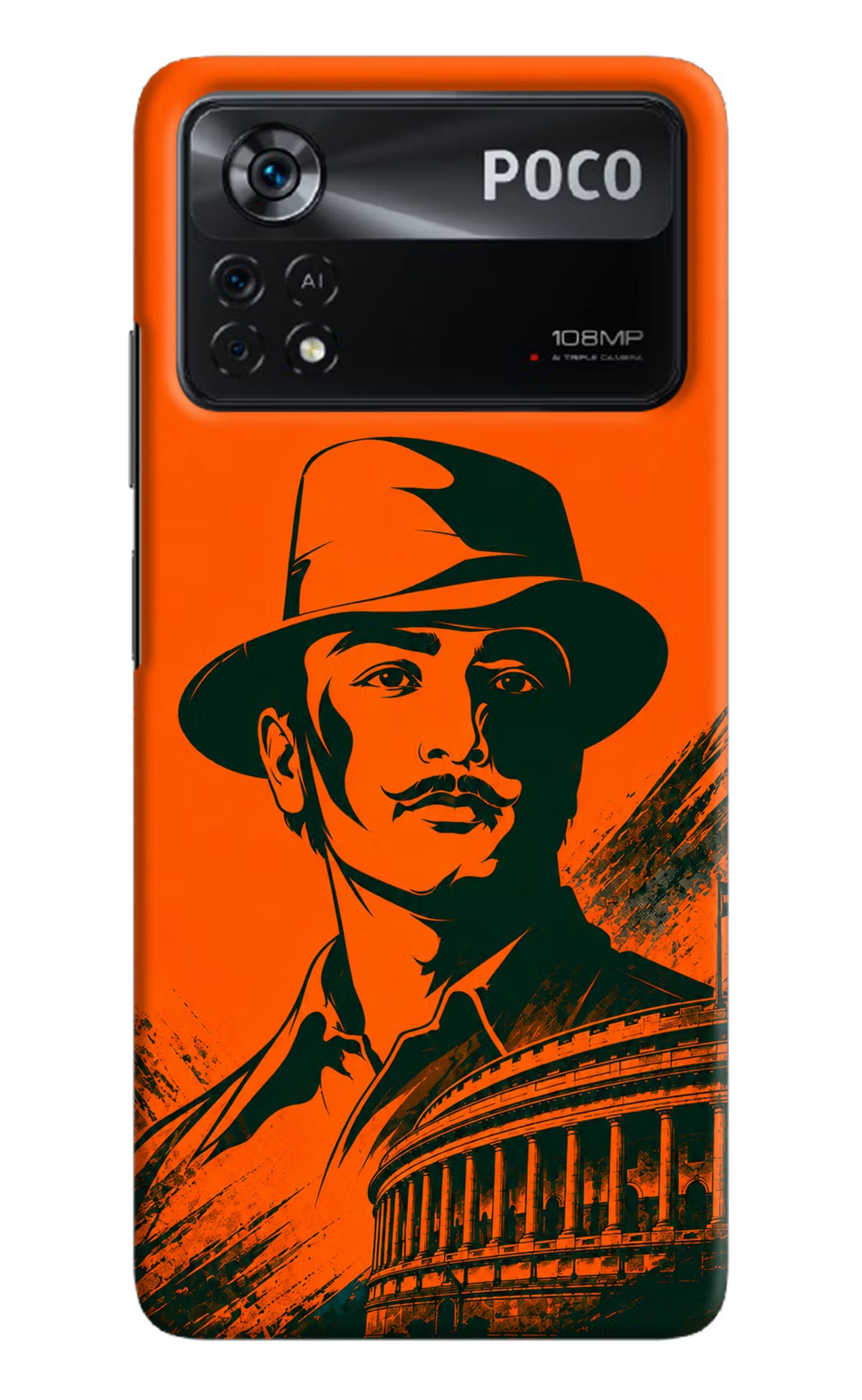 Bhagat Singh Legacy Poco X4 Pro Back Cover - Bhagat Singh Legacy Poco X4 Pro Back Cover Bhagat Singh Legacy Poco X4 Pro Back Cover