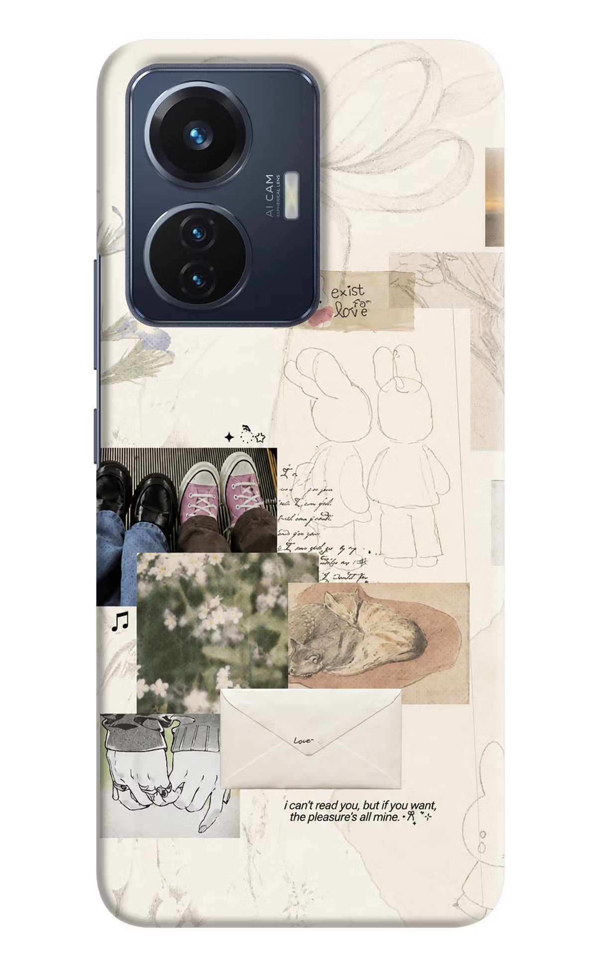 Soft Aesthetic Vivo T1 44W Back Cover - Soft Aesthetic Vivo T1 44W Back Cover Soft Aesthetic Vivo T1 44W Back Cover