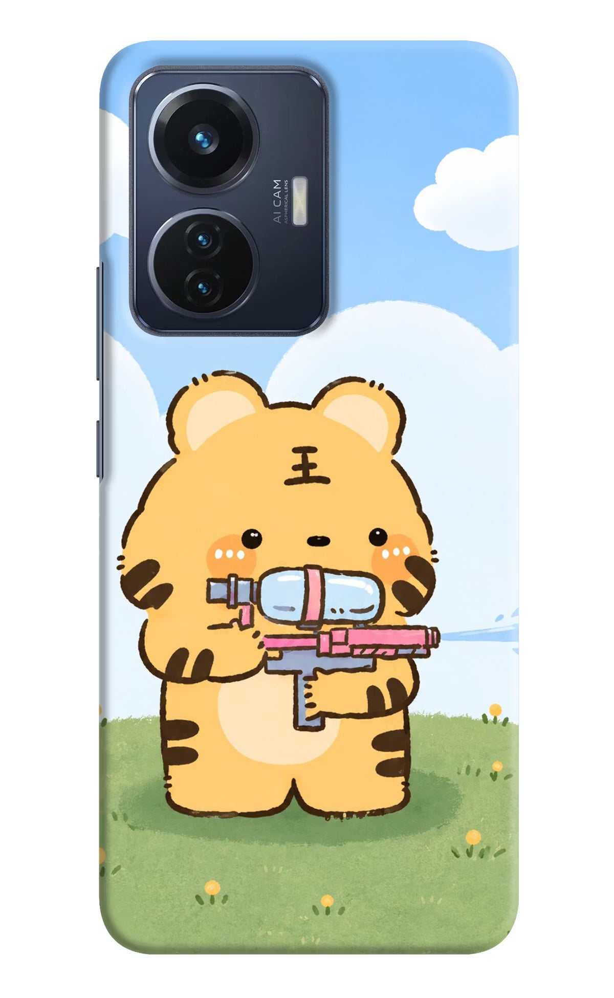Tiger Treat Vivo T1 44W Back Cover - Tiger Treat Vivo T1 44W Back Cover Tiger Treat Vivo T1 44W Back Cover