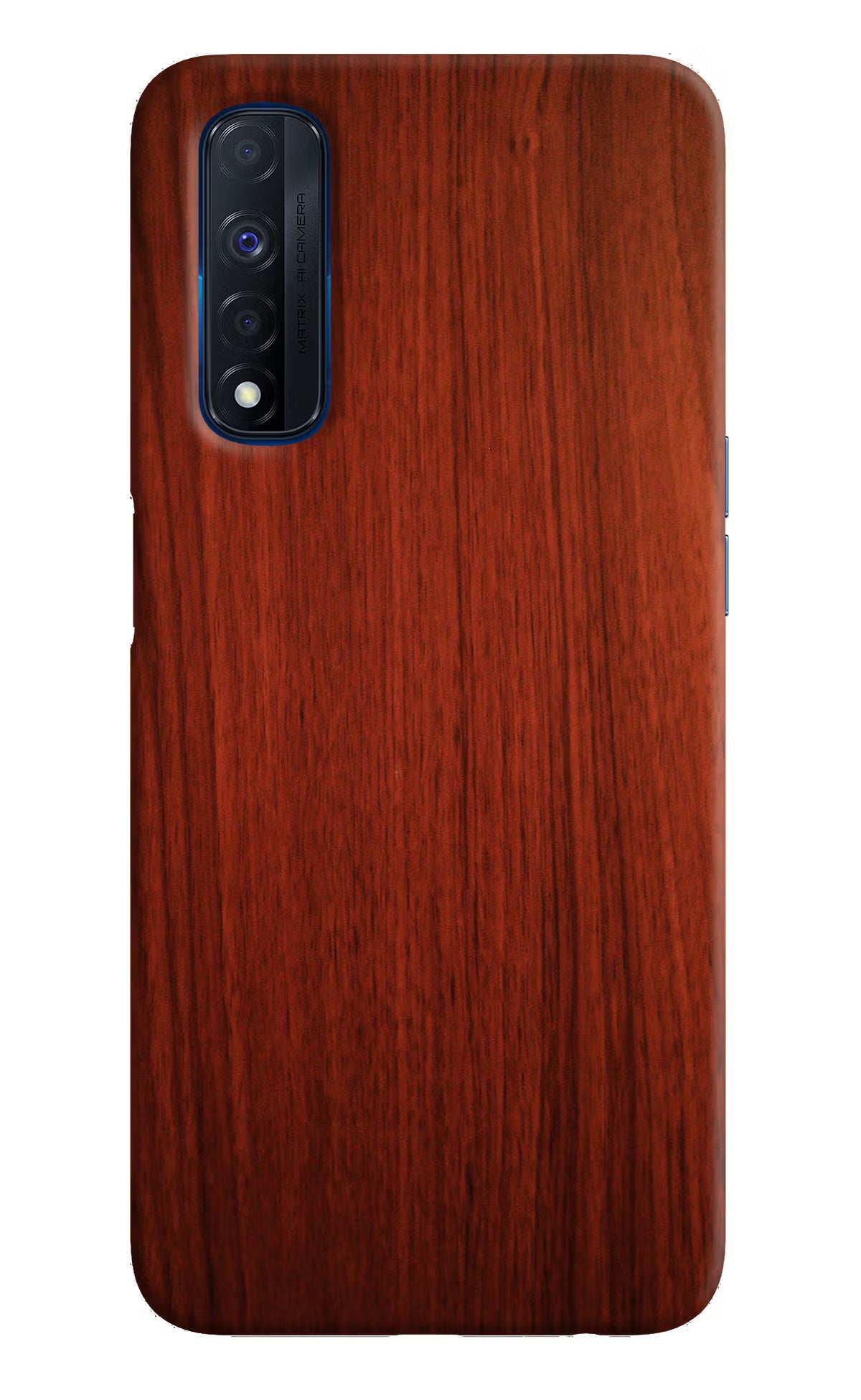 Wooden Plain Pattern Realme Narzo 30 4G Back Cover