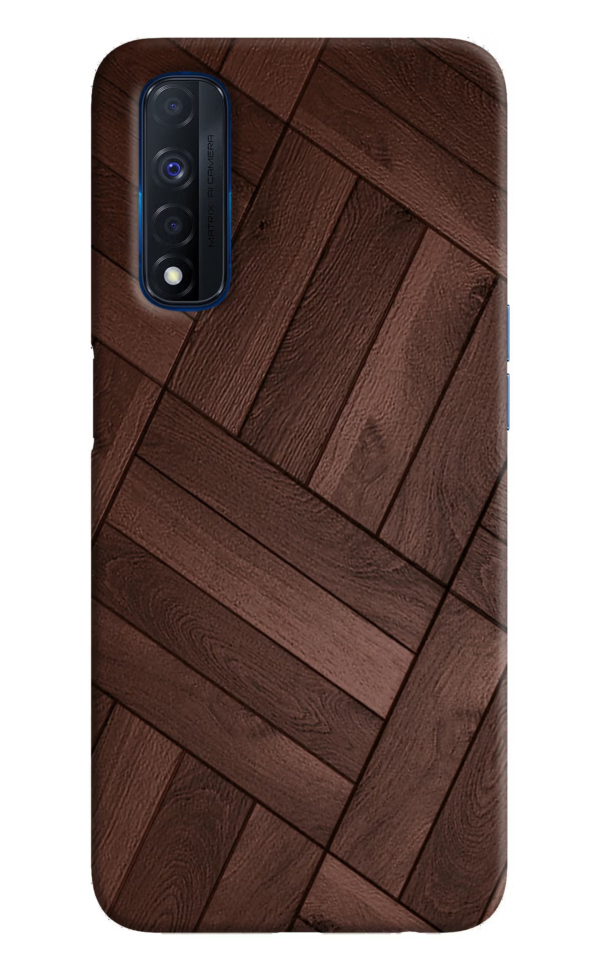 Wooden Texture Design Realme Narzo 30 4G Back Cover