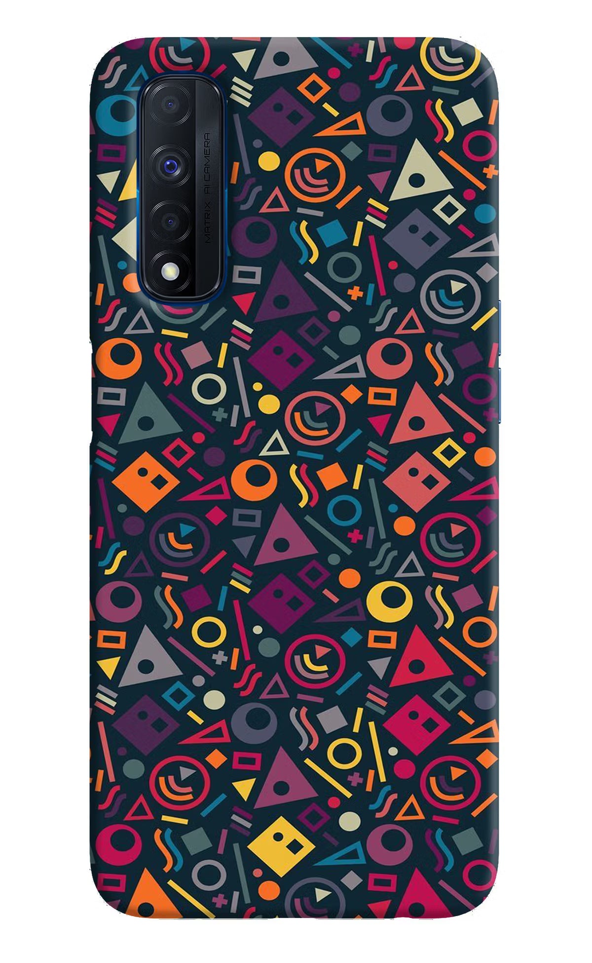 Geometric Abstract Realme Narzo 30 4G Back Cover