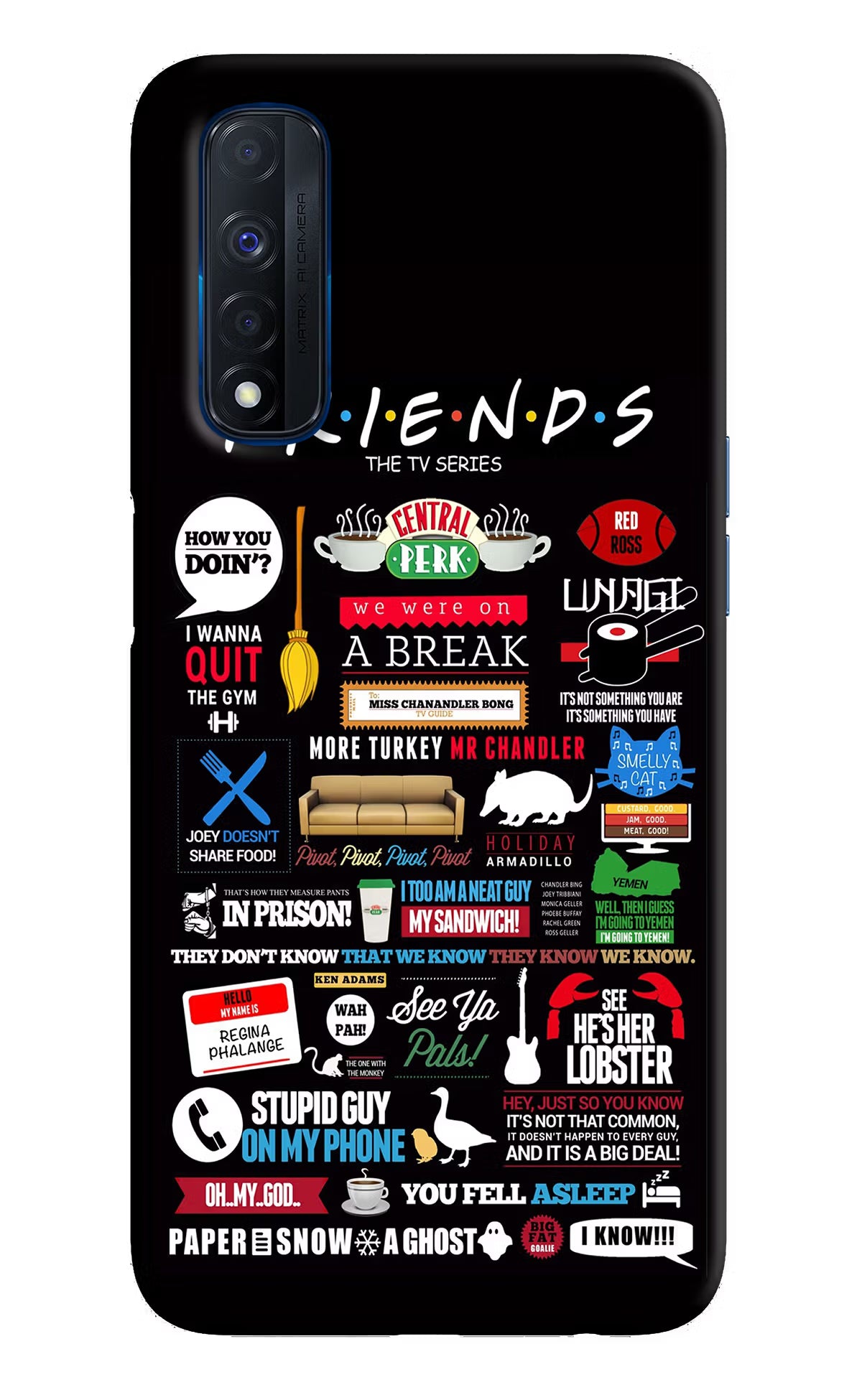 FRIENDS Realme Narzo 30 4G Back Cover