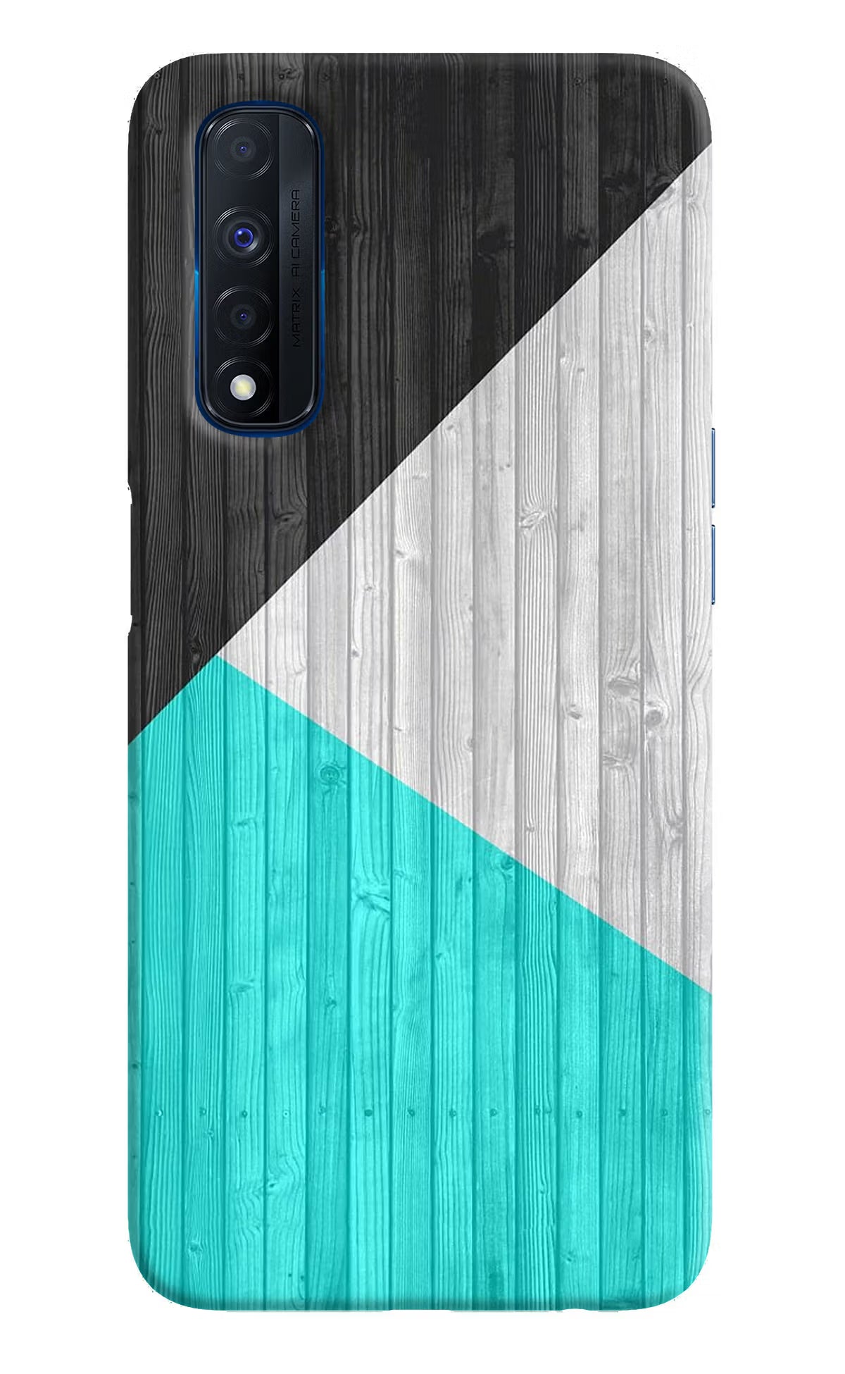 Wooden Abstract Realme Narzo 30 4G Back Cover
