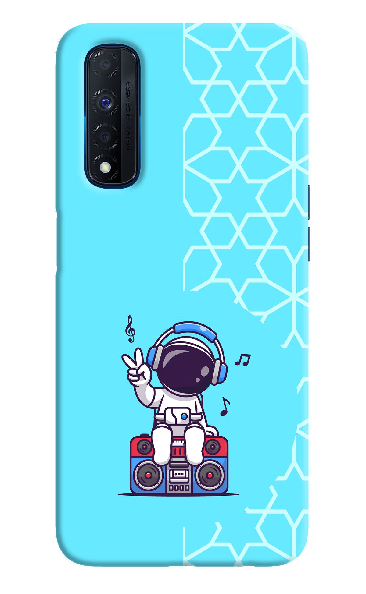Cute Astronaut Chilling Realme Narzo 30 4G Back Cover