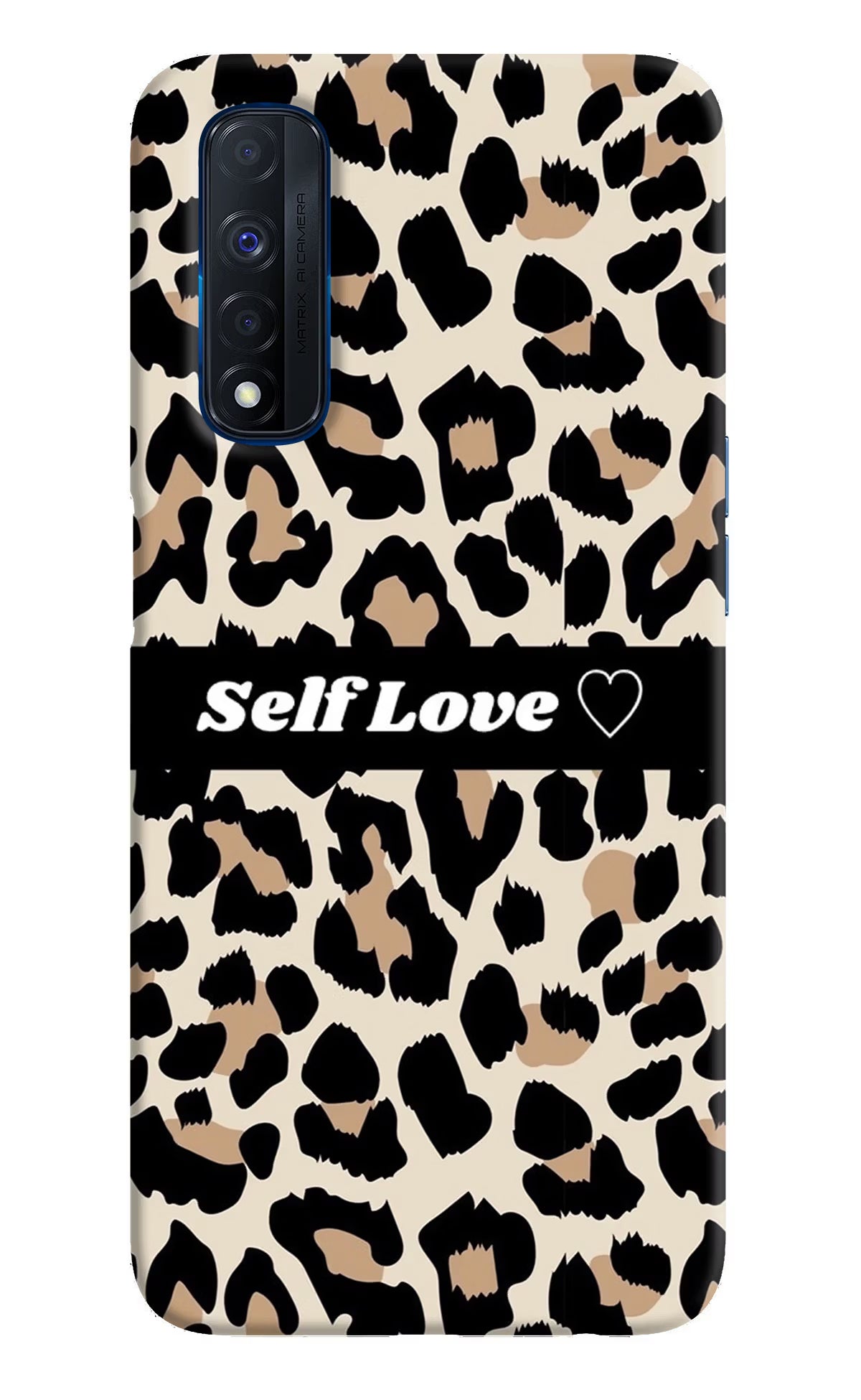 Leopard Print Self Love Realme Narzo 30 4G Back Cover