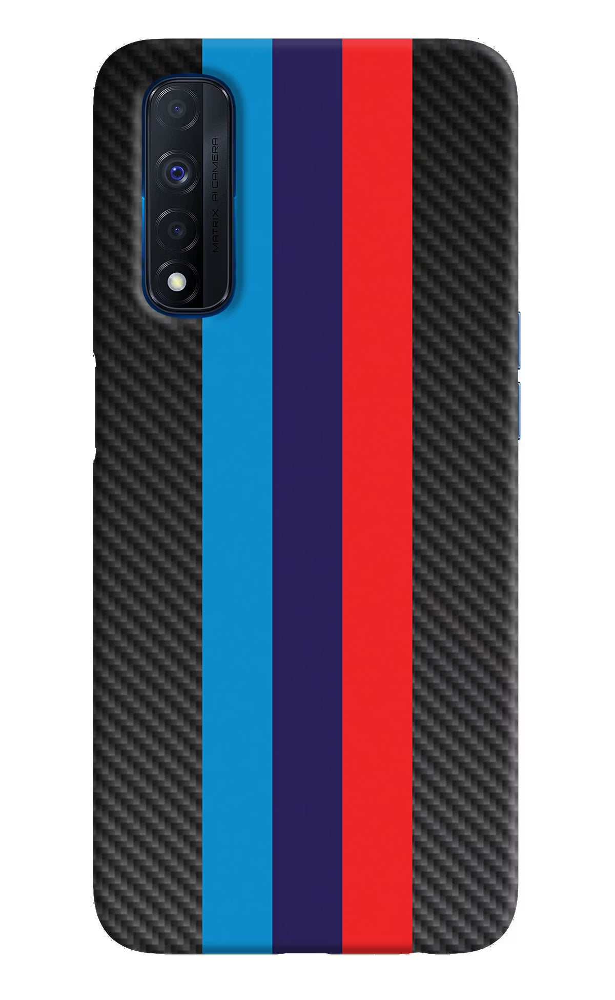 BMW Stripes Pattern Realme Narzo 30 4G Back Cover