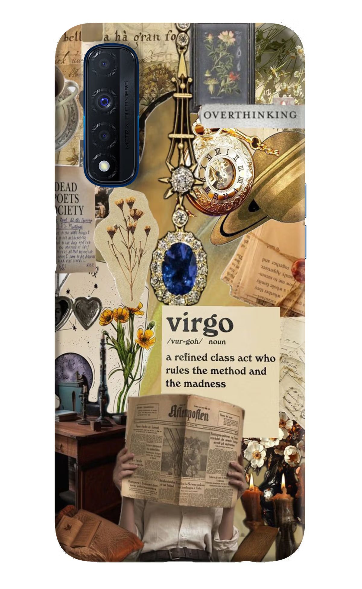 Virgo Zodiac Realme Narzo 30 4G Back Cover - Virgo Zodiac Realme Narzo 30 4G Hard Case Back Cover by Casekaro Virgo Zodiac Realme Narzo 30 4G Hard Case Back Cover by Casekaro