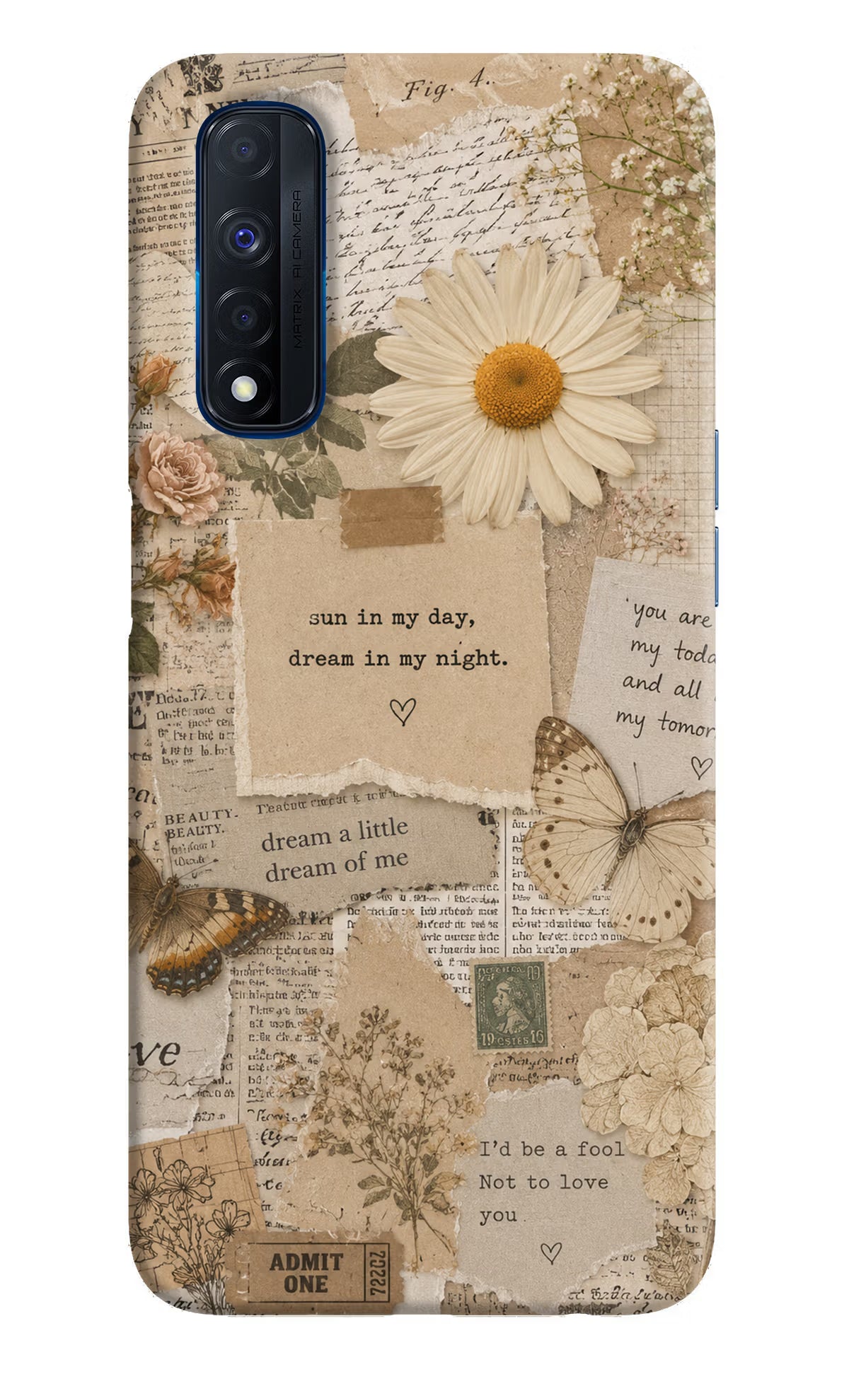 Vintage case Realme Narzo 30 4G Back Cover - Vintage case Realme Narzo 30 4G Hard Case Back Cover by Casekaro Vintage case Realme Narzo 30 4G Hard Case Back Cover by Casekaro