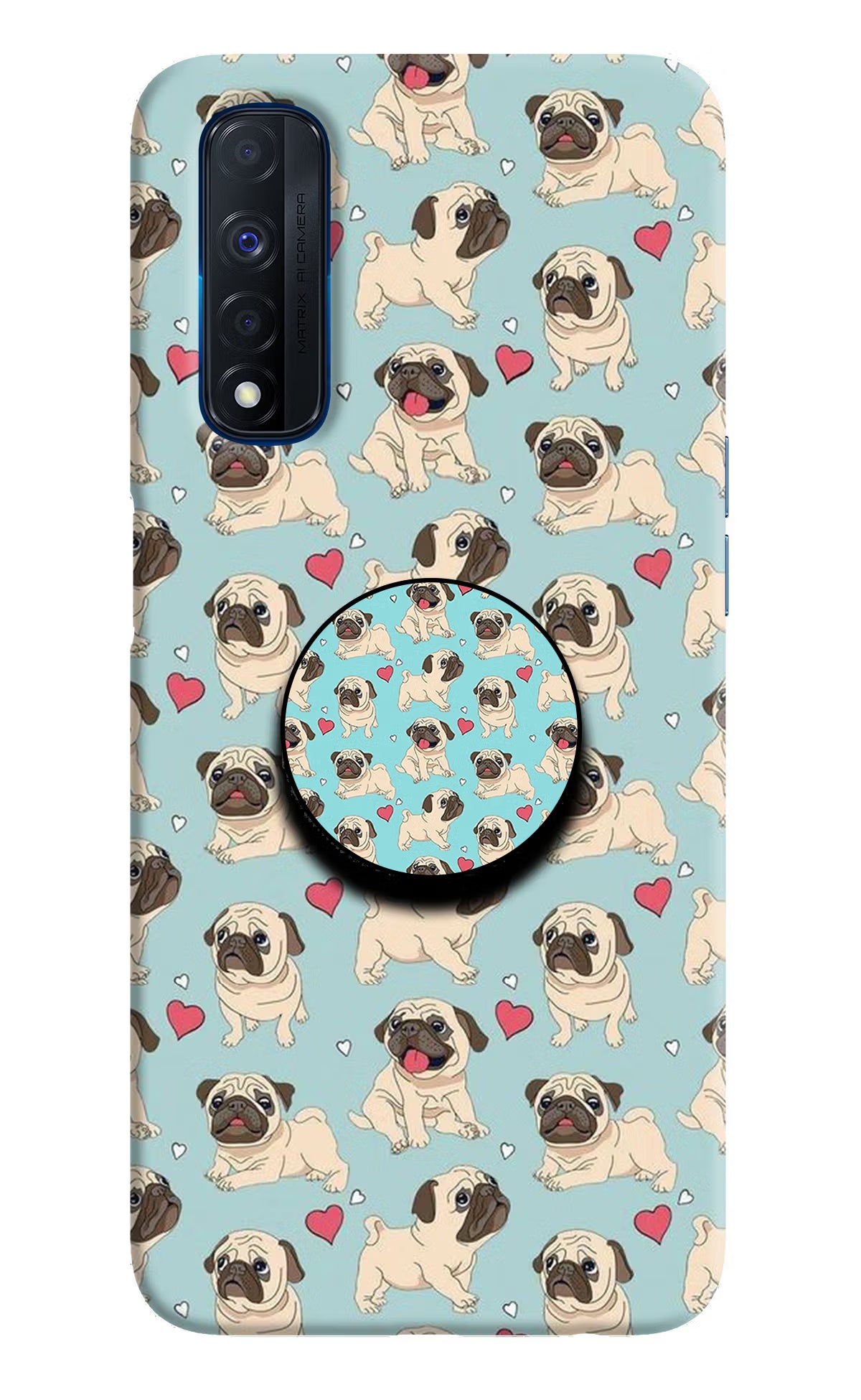 Pug Dog Realme Narzo 30 4G Pop Case
