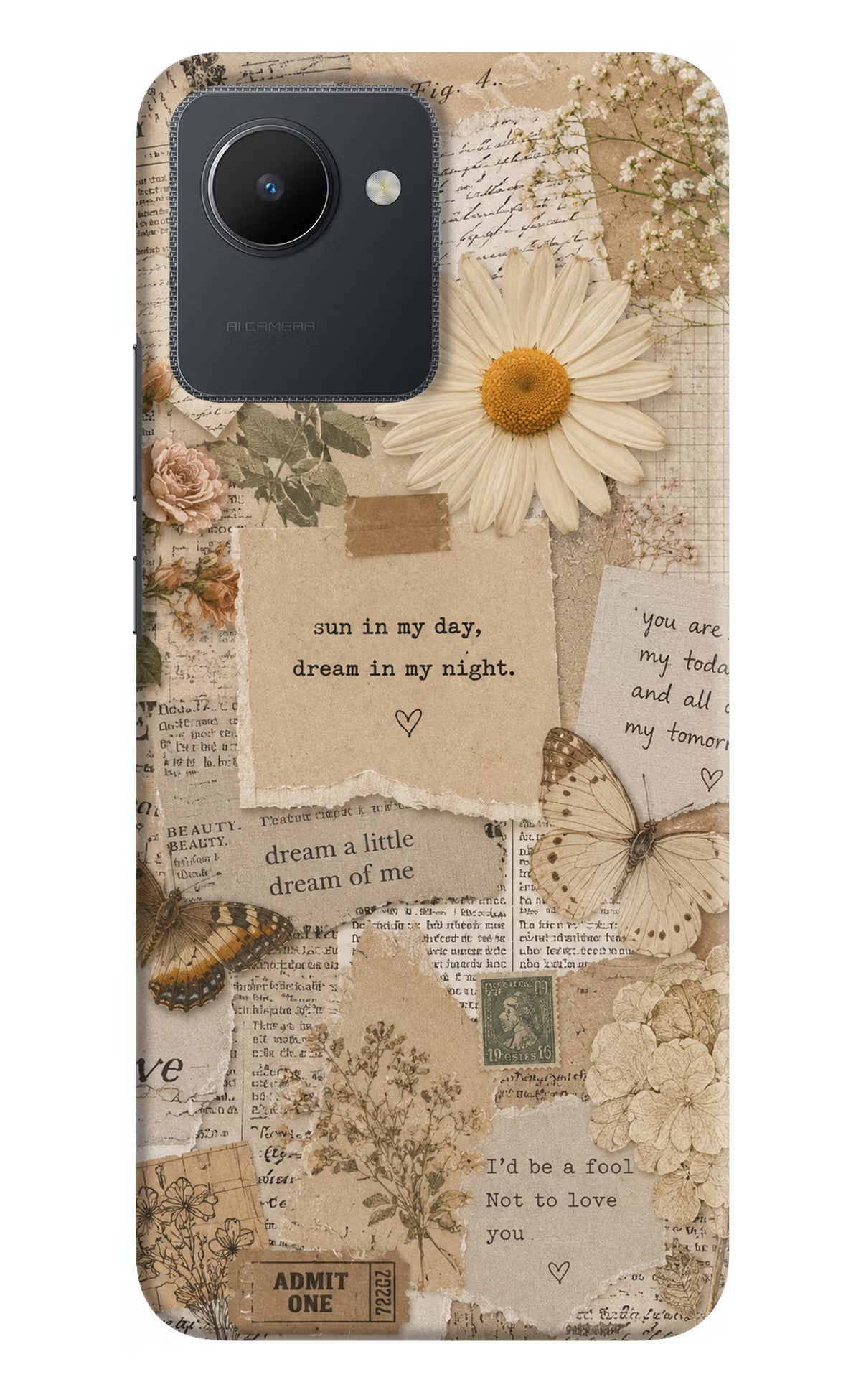Vintage case Realme C30 Back Cover - Vintage case Realme C30 Back Cover Vintage case Realme C30 Back Cover