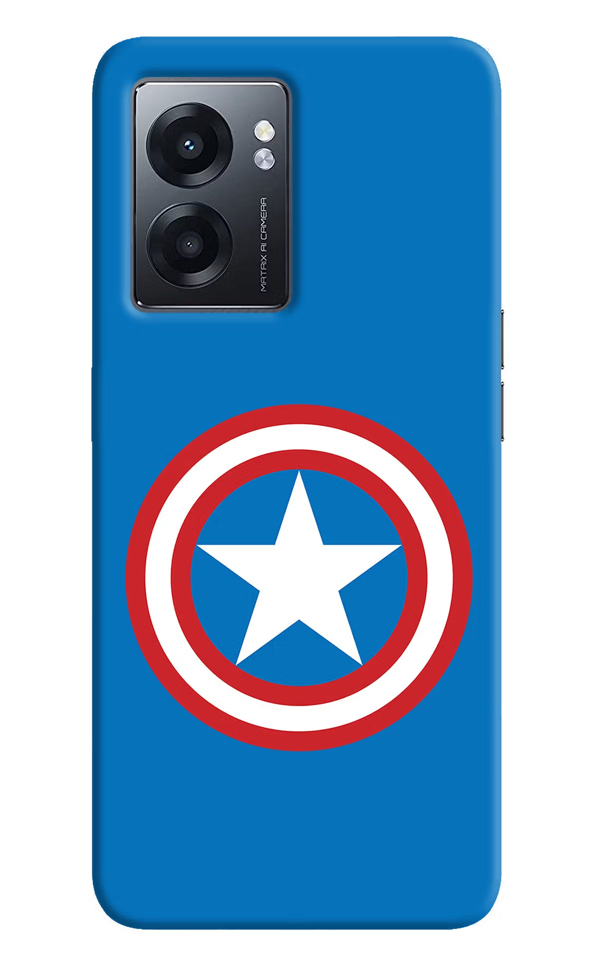 Captain America Logo Realme Narzo 50 5G Back Cover