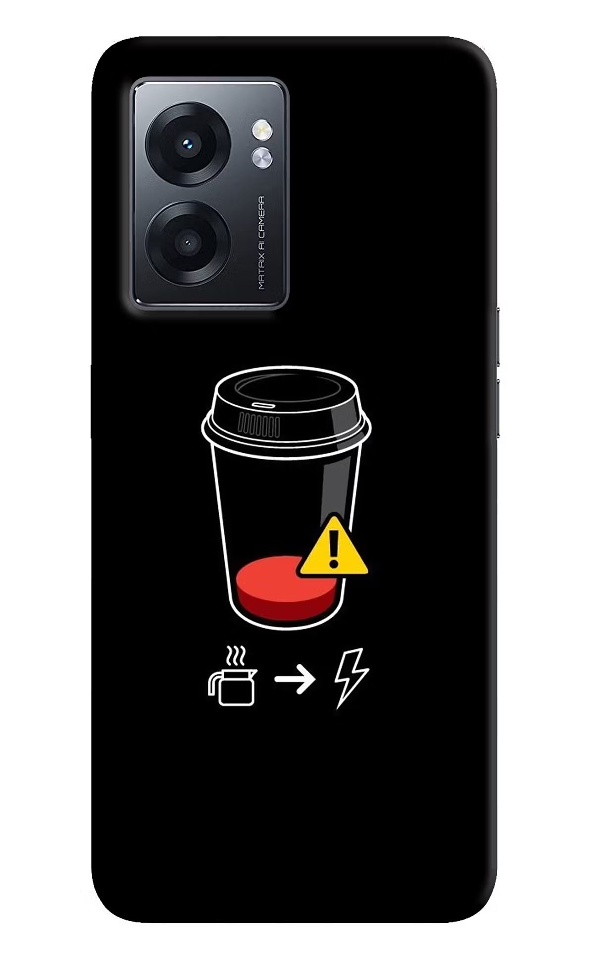 Coffee Realme Narzo 50 5G Back Cover