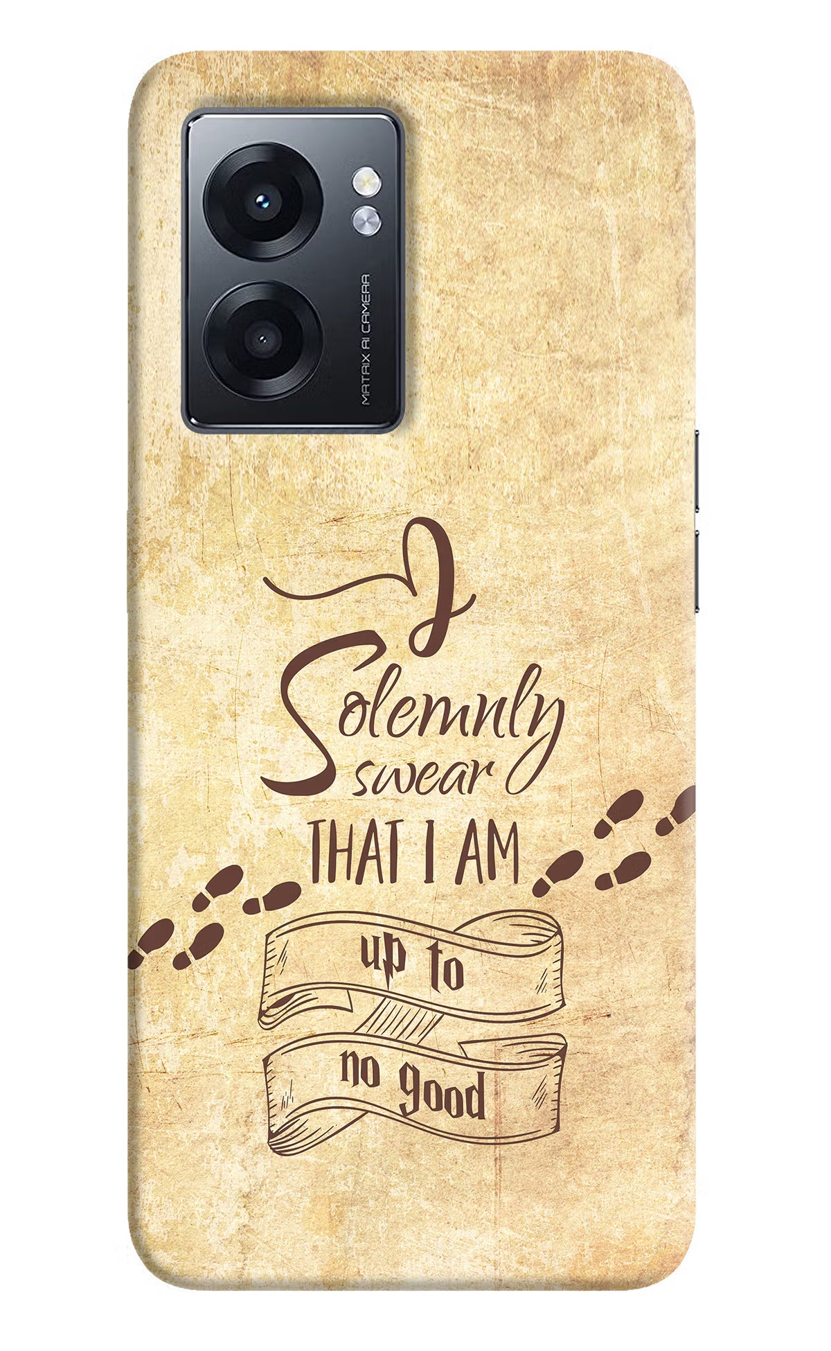 I Solemnly swear that i up to no good Realme Narzo 50 5G Back Cover