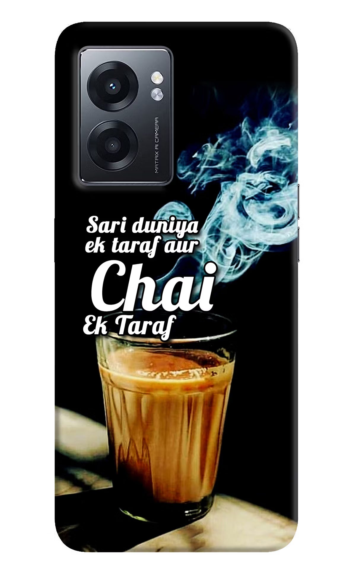 Chai Ek Taraf Quote Realme Narzo 50 5G Back Cover
