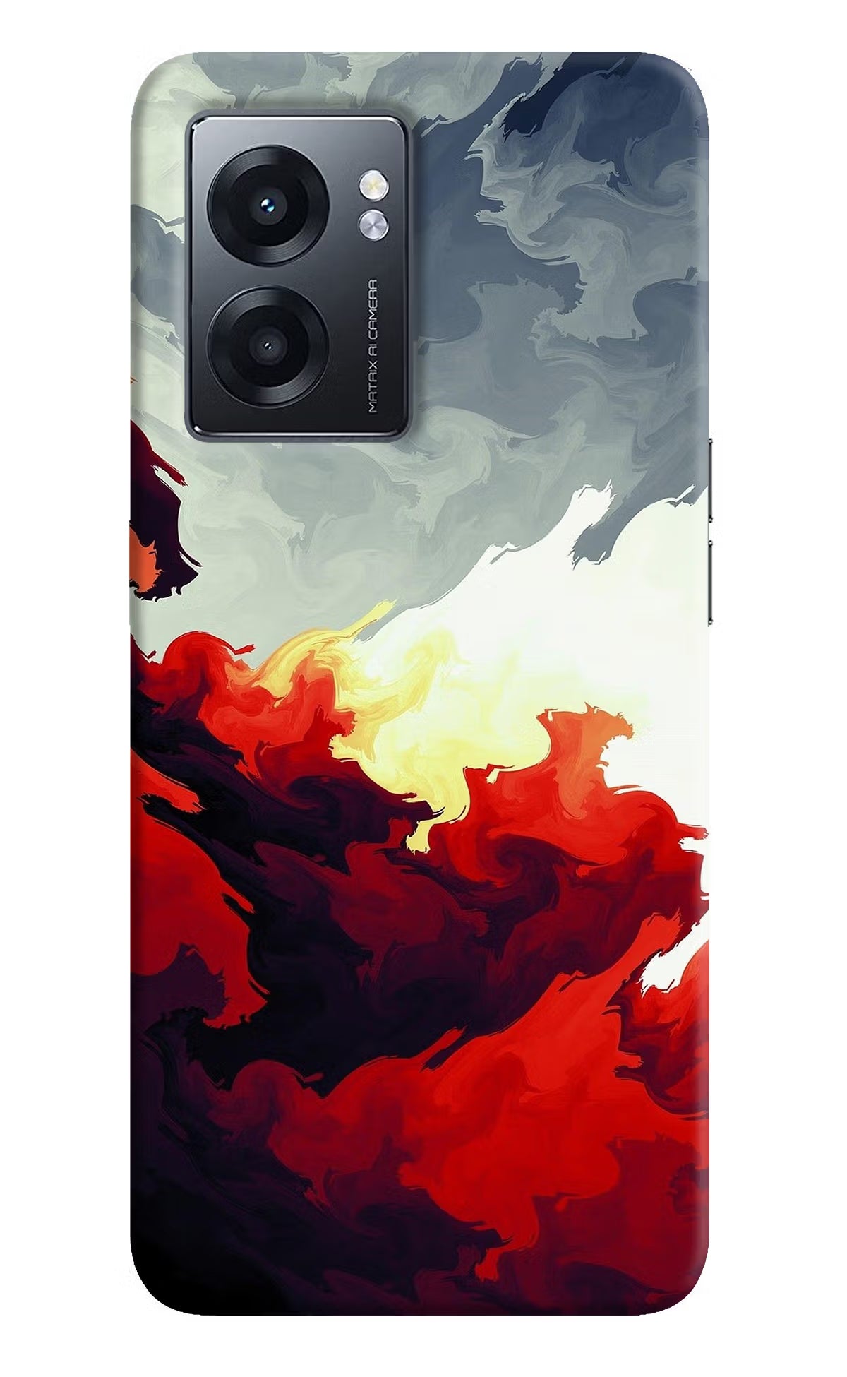 Fire Cloud Realme Narzo 50 5G Back Cover