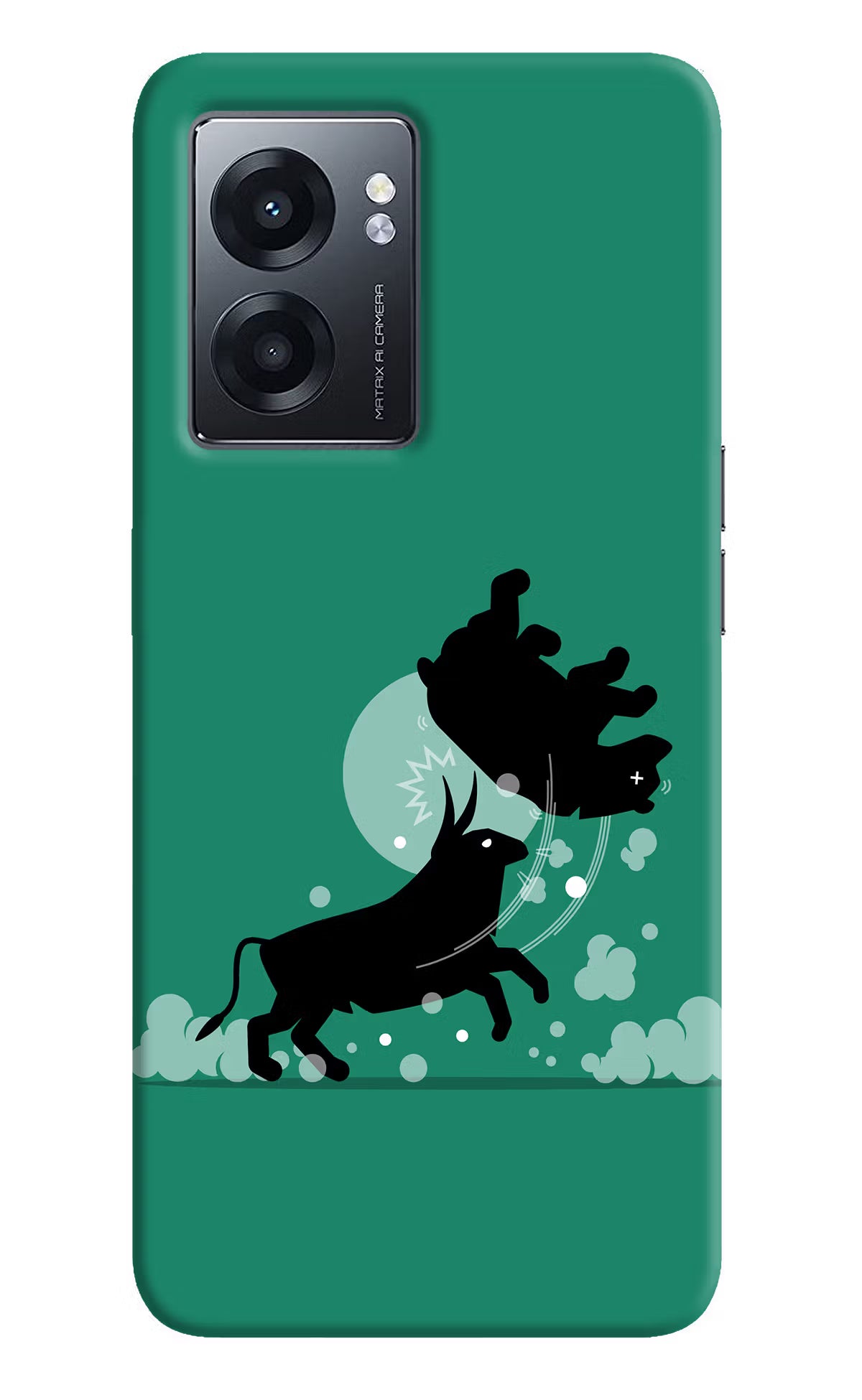 Bull Conqueror Realme Narzo 50 5G Back Cover