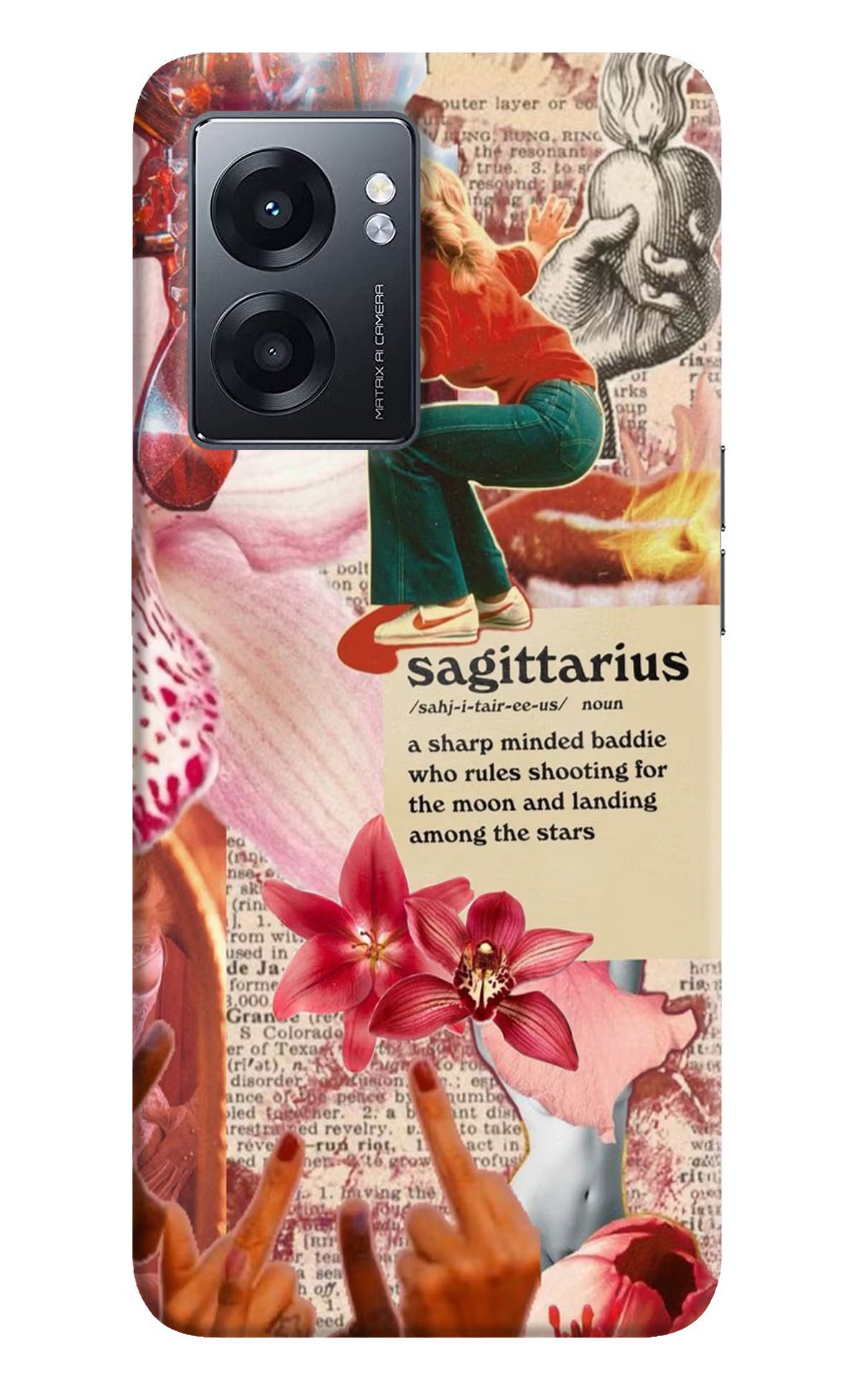 Sagittarius Zodiac Realme Narzo 50 5G Back Cover - Sagittarius Zodiac Realme Narzo 50 5G Hard Case Back Cover by Casekaro Sagittarius Zodiac Realme Narzo 50 5G Hard Case Back Cover by Casekaro