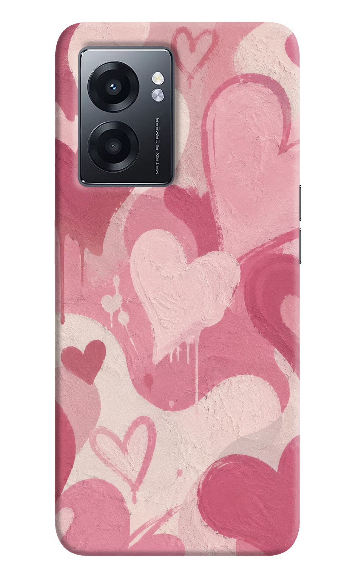 Hearty case Realme Narzo 50 5G Back Cover - Hearty case Realme Narzo 50 5G Hard Case Back Cover by Casekaro Hearty case Realme Narzo 50 5G Hard Case Back Cover by Casekaro