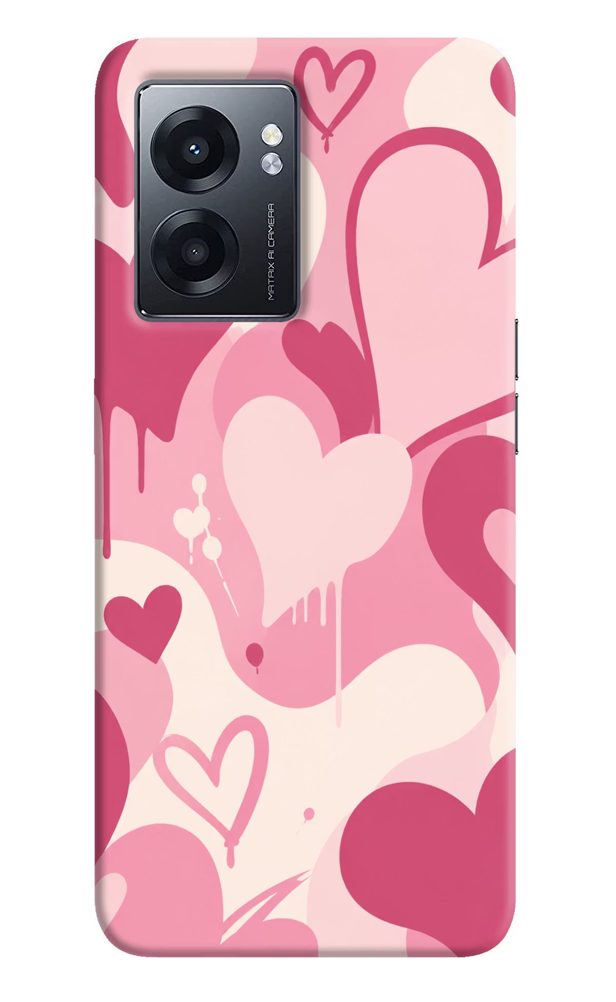Hearty case Realme Narzo 50 5G Back Cover - Hearty case Realme Narzo 50 5G Hard Case Back Cover by Casekaro Hearty case Realme Narzo 50 5G Hard Case Back Cover by Casekaro