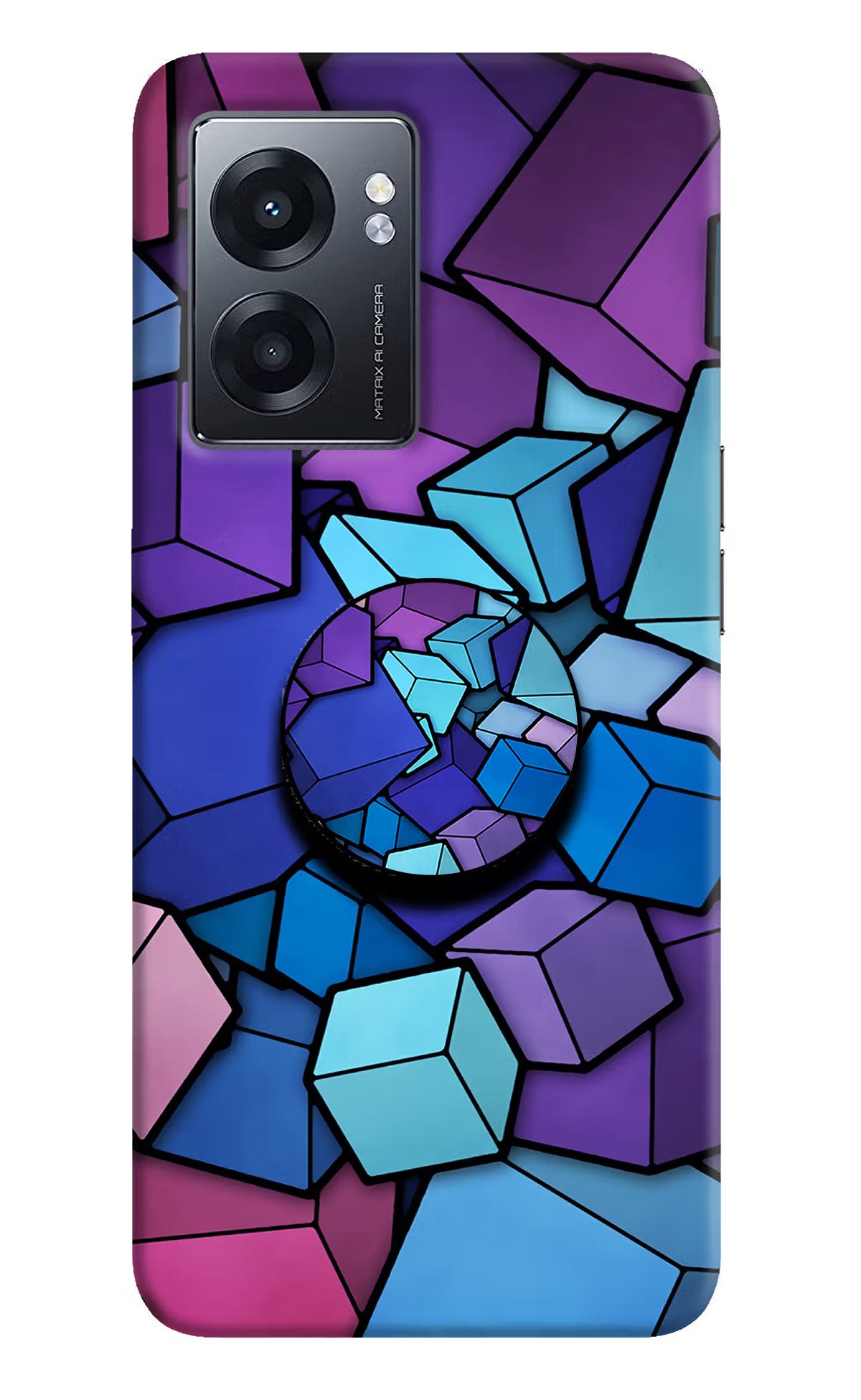 Cubic Abstract Realme Narzo 50 5G Pop Case