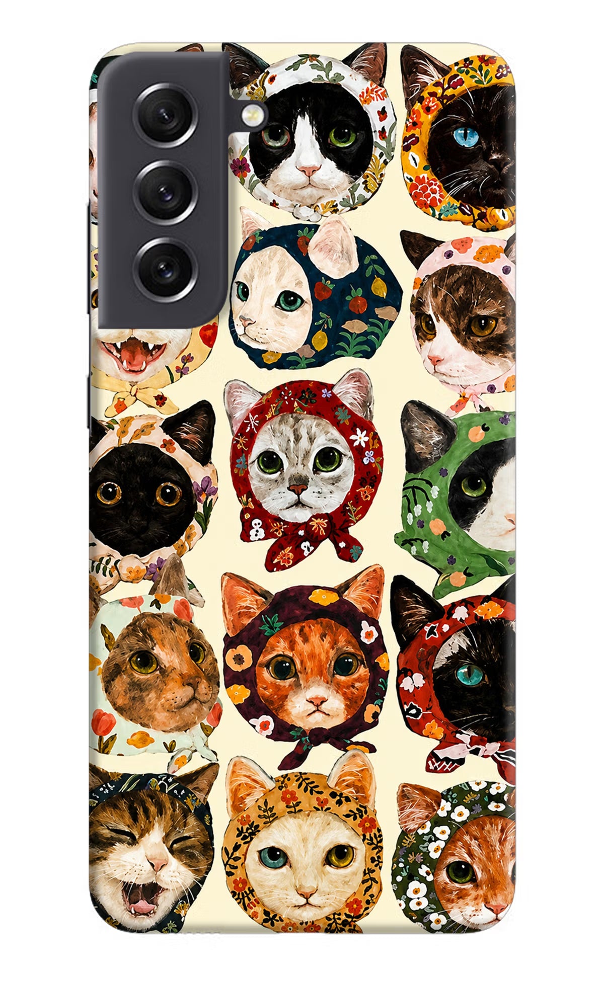 Cool Cat Samsung S21 FE 5G Back Cover - Cool Cat Samsung S21 FE 5G Back Cover Cool Cat Samsung S21 FE 5G Back Cover