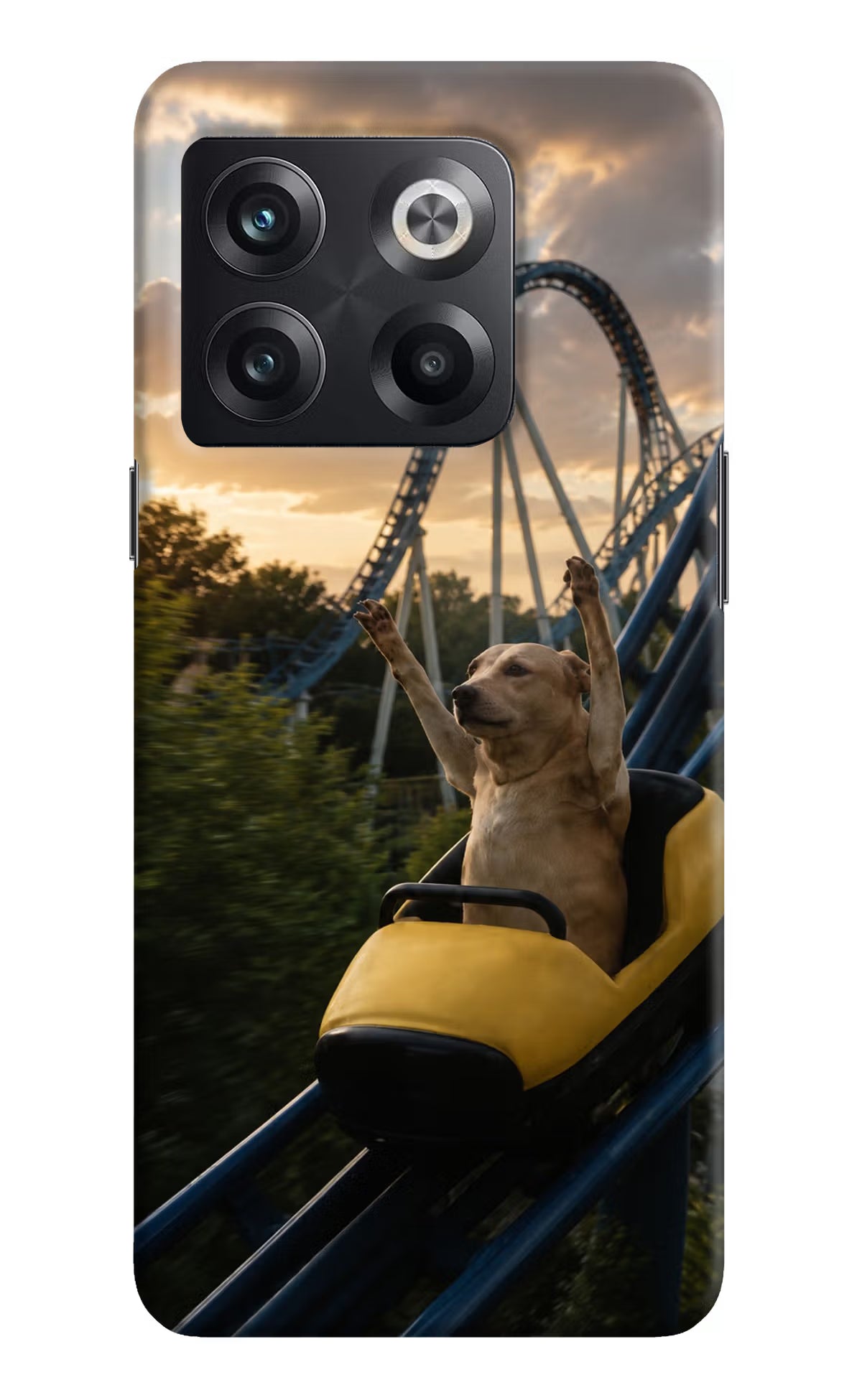 Rollercoaster Dog OnePlus 10T 5G Back Cover - Rollercoaster Dog OnePlus 10T 5G Back Cover Rollercoaster Dog OnePlus 10T 5G Back Cover