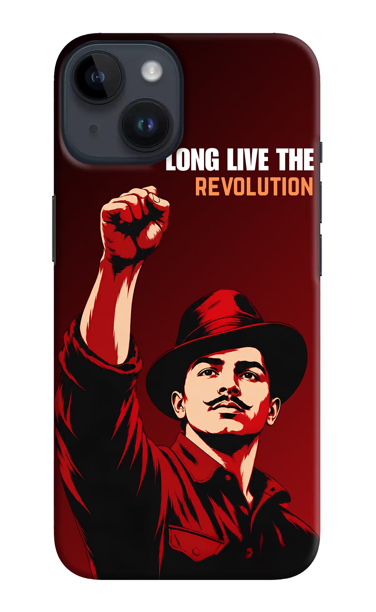 Bhagat Singh Revolution iPhone 14 Back Cover - Bhagat Singh Revolution iPhone 14 Back Cover Bhagat Singh Revolution iPhone 14 Back Cover