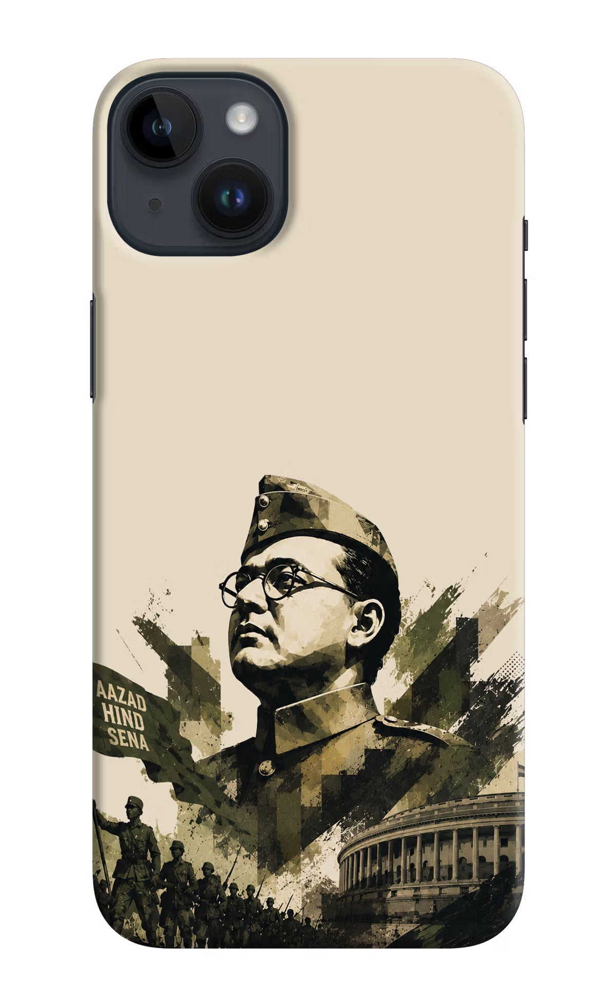 Netaji Rising iPhone 14 Plus Back Cover - Netaji Rising iPhone 14 Plus Back Cover Netaji Rising iPhone 14 Plus Back Cover