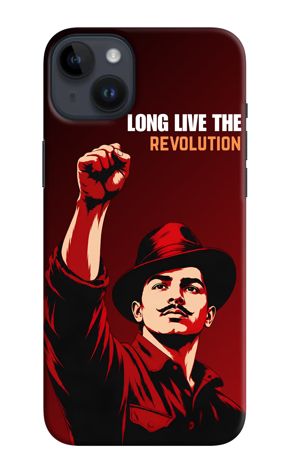 Bhagat Singh Revolution iPhone 14 Plus Back Cover - Bhagat Singh Revolution iPhone 14 Plus Back Cover Bhagat Singh Revolution iPhone 14 Plus Back Cover