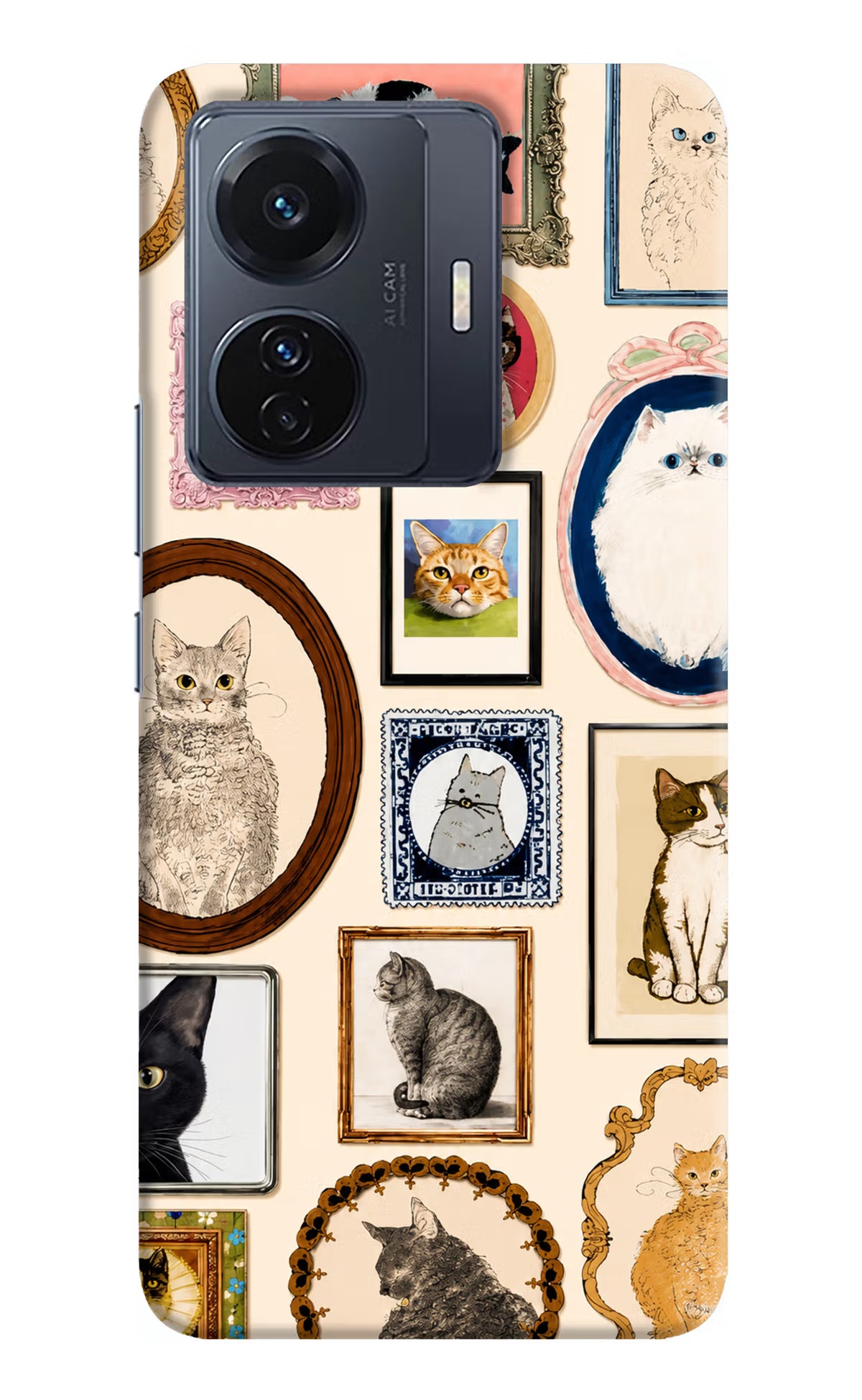 Mirror Cats Vivo T1 Pro 5G Back Cover - Mirror Cats Vivo T1 Pro 5G Back Cover Mirror Cats Vivo T1 Pro 5G Back Cover