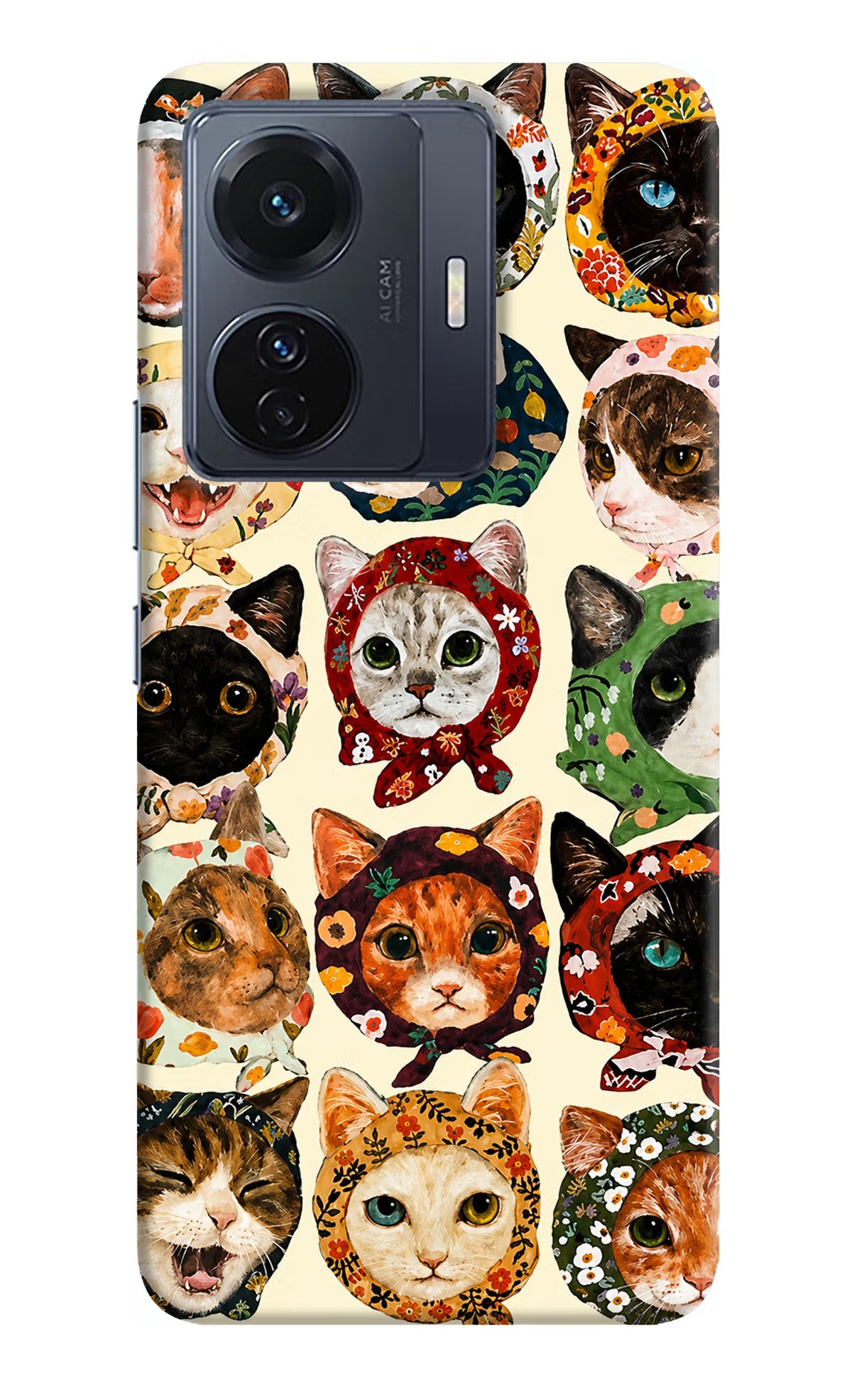 Cool Cat Vivo T1 Pro 5G Back Cover - Cool Cat Vivo T1 Pro 5G Back Cover Cool Cat Vivo T1 Pro 5G Back Cover