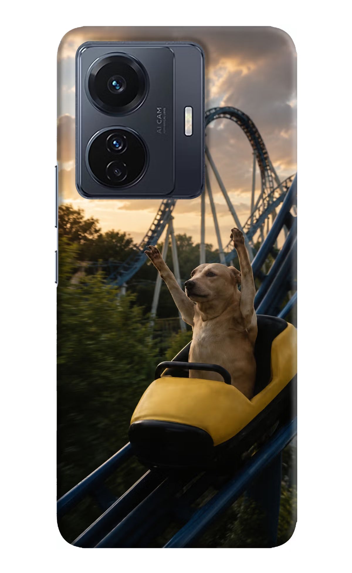 Rollercoaster Dog Vivo T1 Pro 5G Back Cover - Rollercoaster Dog Vivo T1 Pro 5G Back Cover Rollercoaster Dog Vivo T1 Pro 5G Back Cover