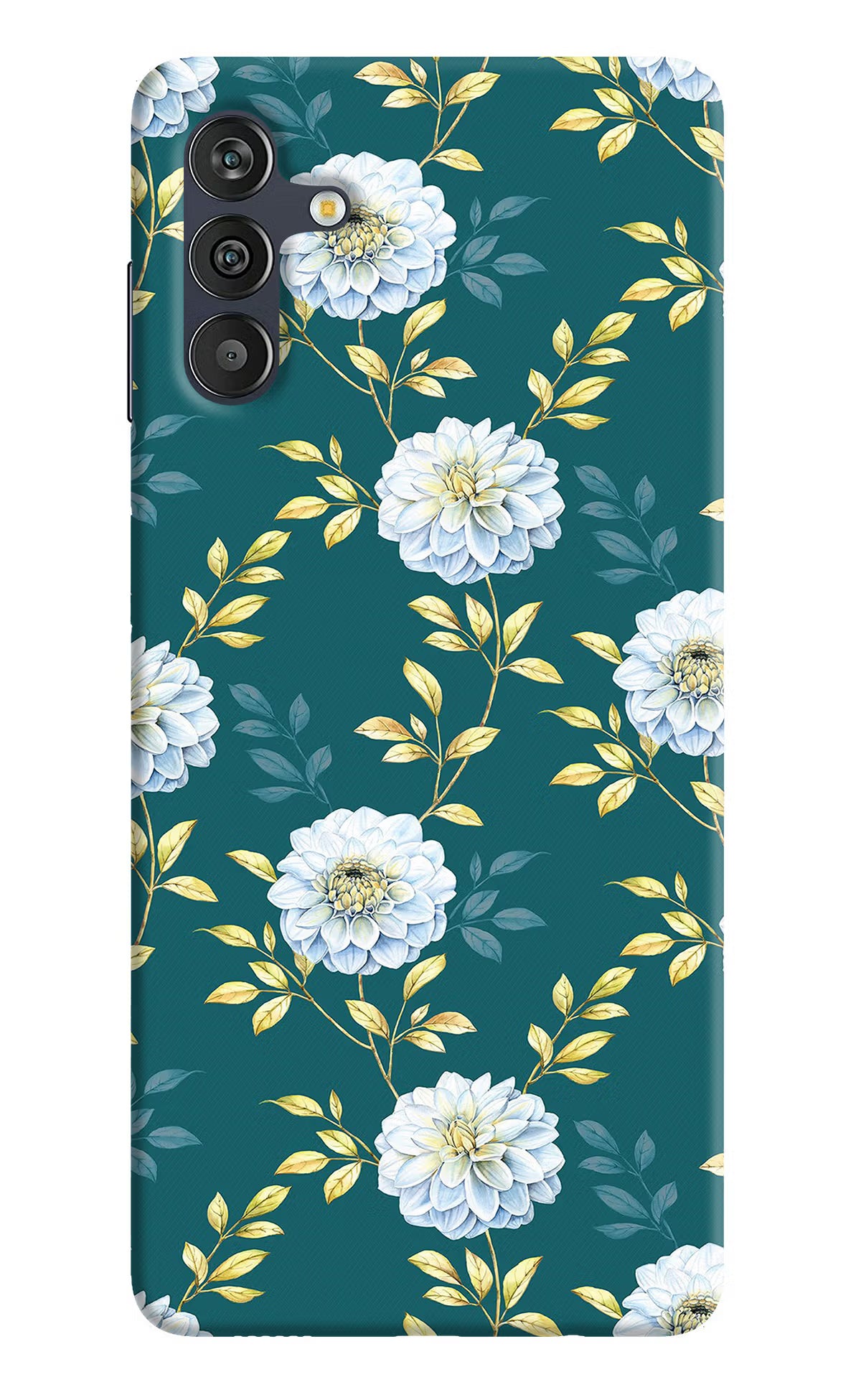Flowers Samsung M13 4G Back Cover - Flowers Samsung M13 4G Back Cover Flowers Samsung M13 4G Back Cover